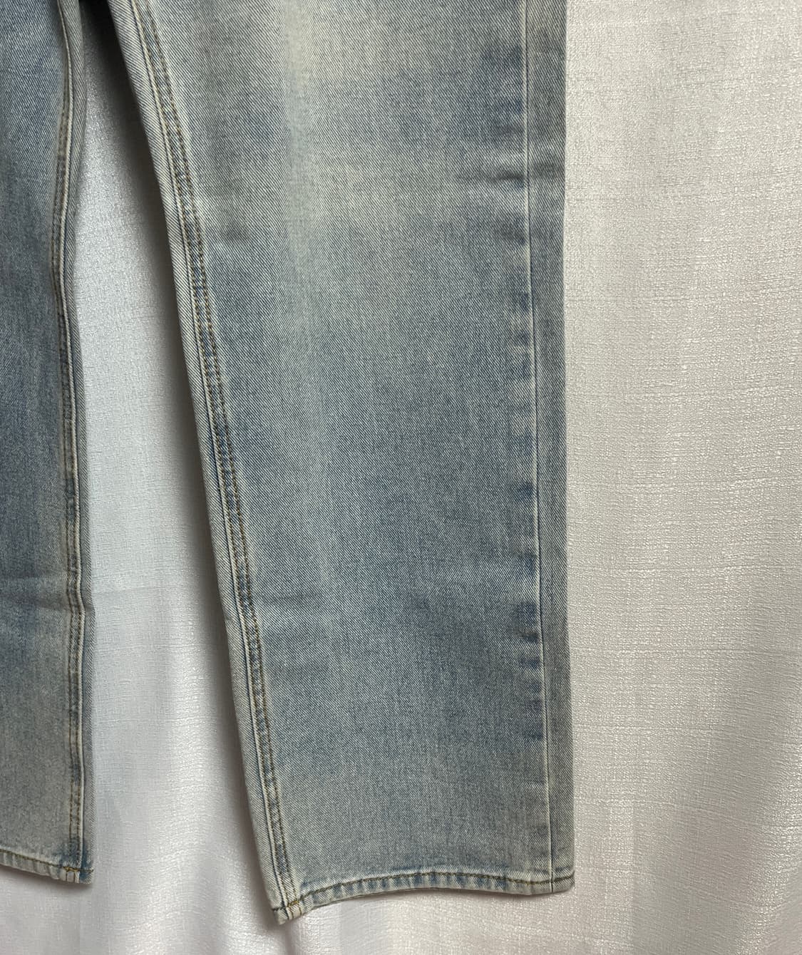 새상품 스파오 와이드 연청 데님팬츠 32 상품이미지2