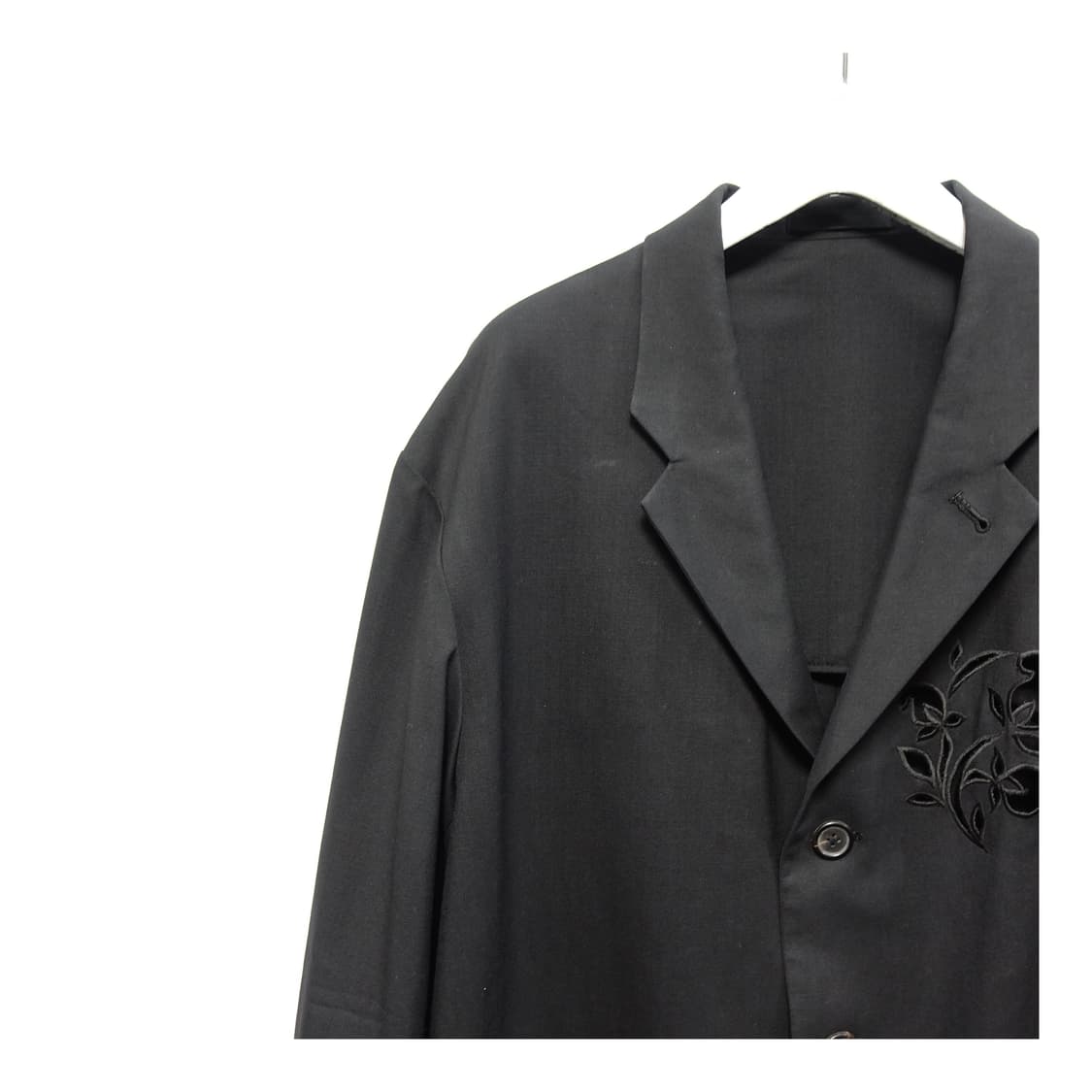 YOHJIYAMAMOTO Y's 플라워 아플리케 재패니즈 클래식자켓 원판 상품이미지6