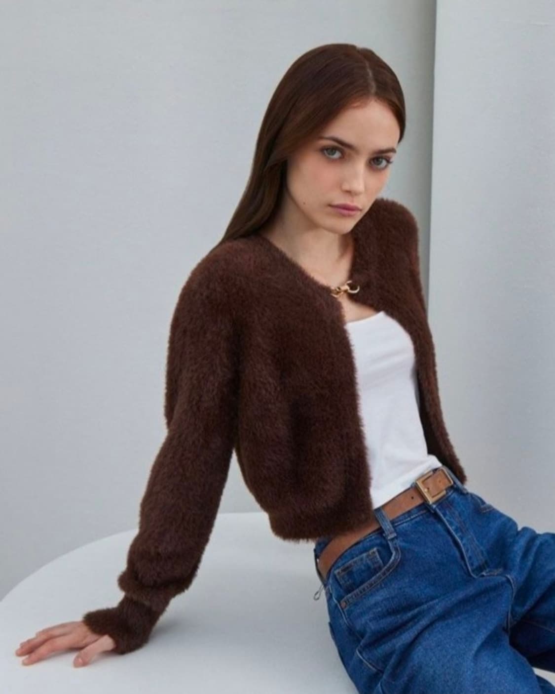 여성 55size 에고이스트 가디건 상품이미지1