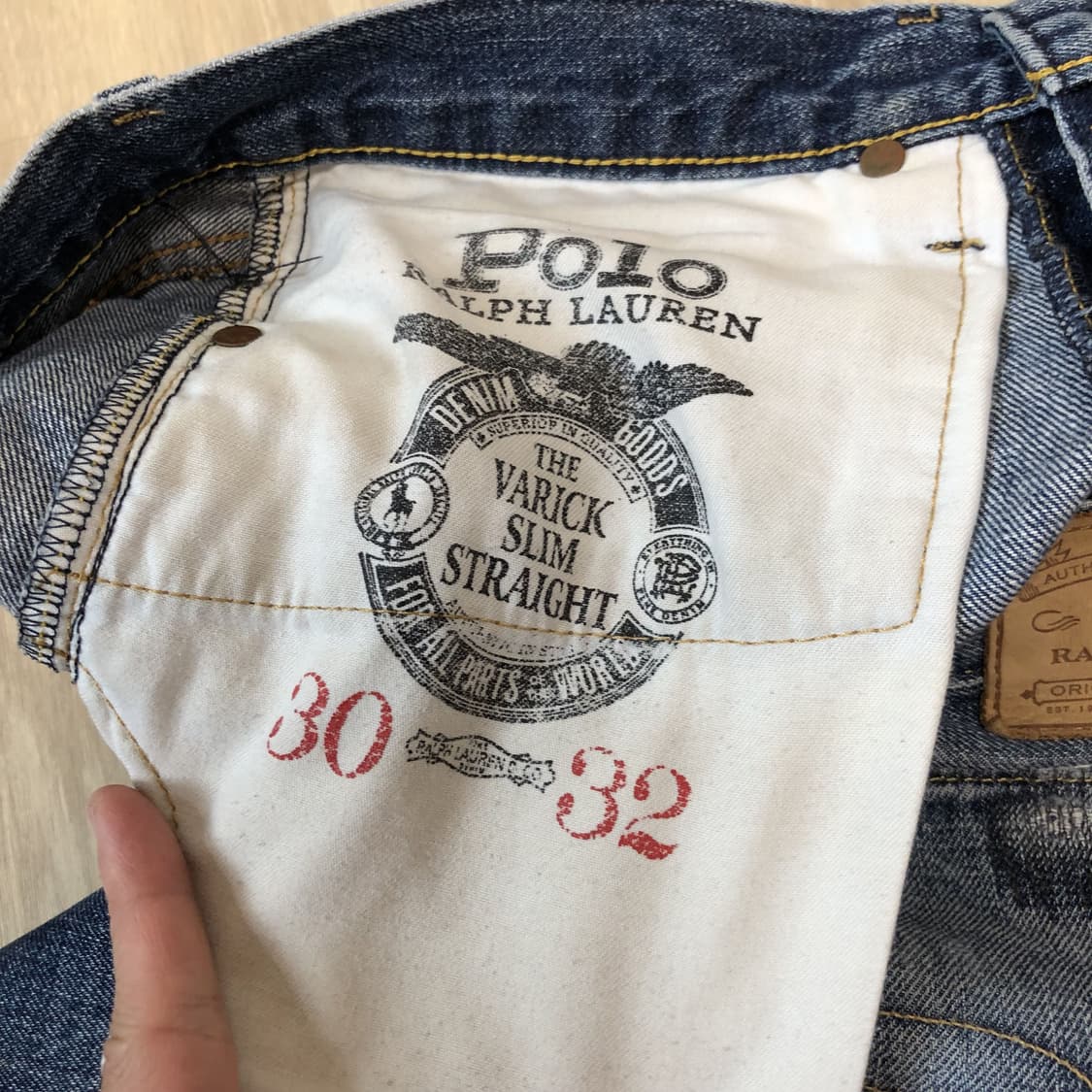 (30) 폴로 랄프로렌 POLO 배릭 5P 스트레이트 디스트로이드 데님 상품이미지5