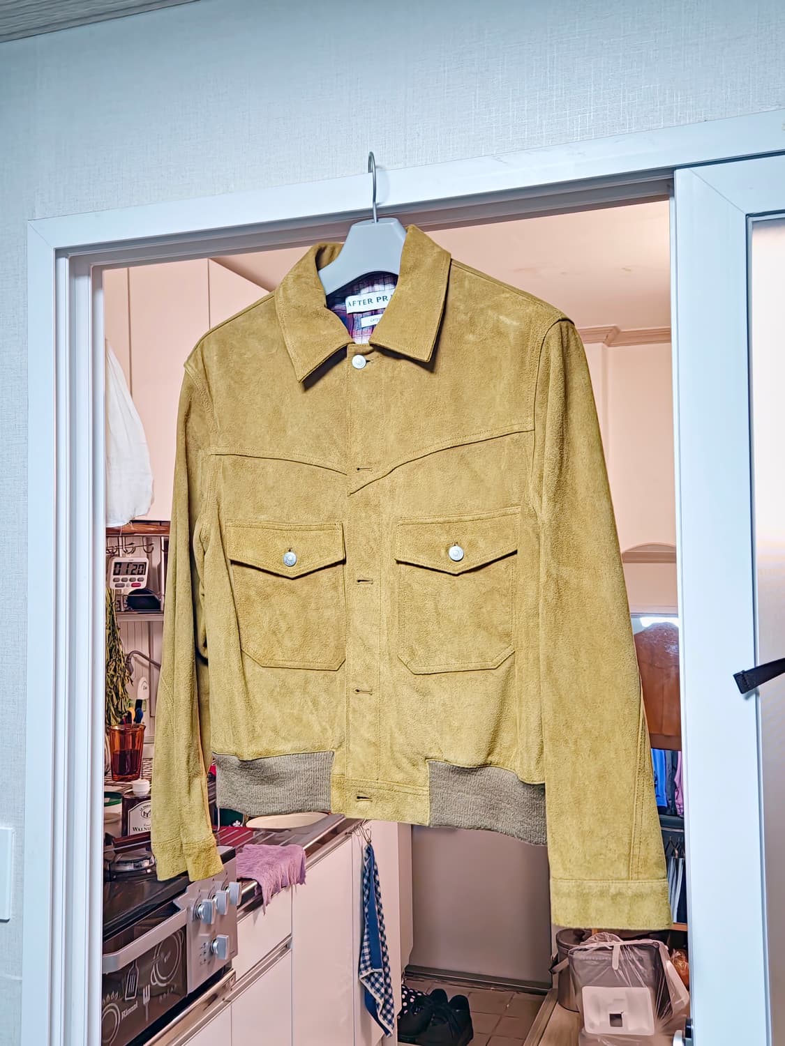 [할인] 애프터프레이 스웨이드 트러커 블루종 모카 (24FW) 상품이미지2