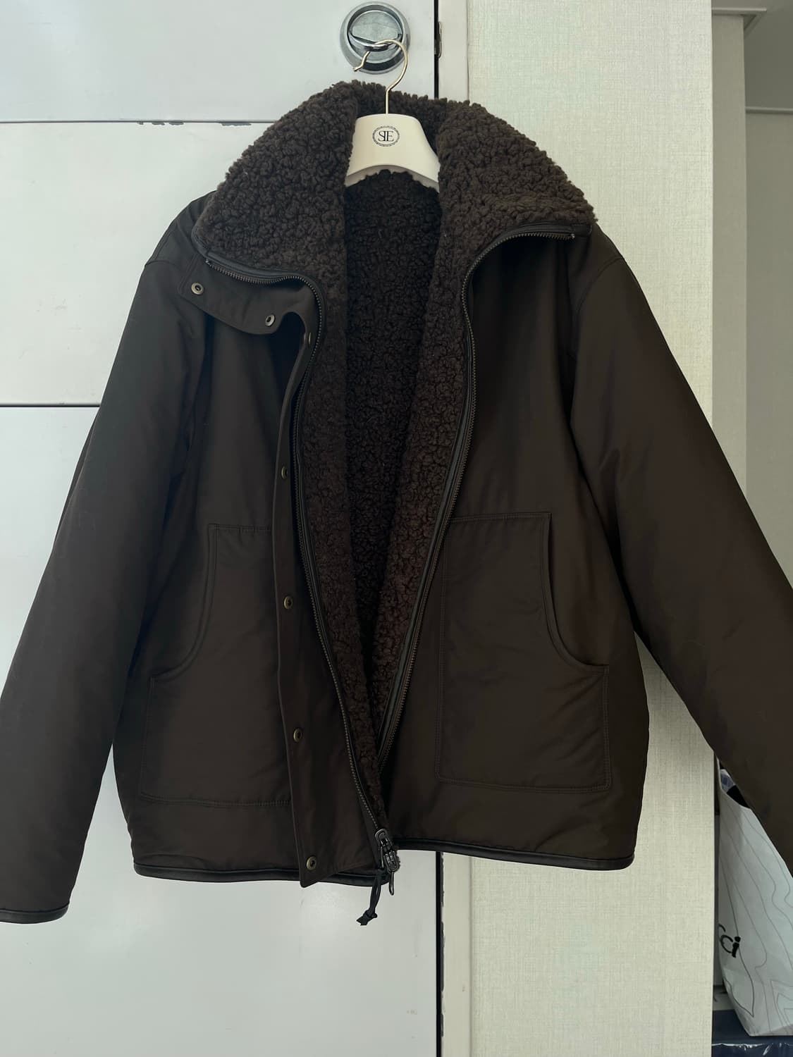 Pooh reversible jumper (Dark brown) 상품이미지3