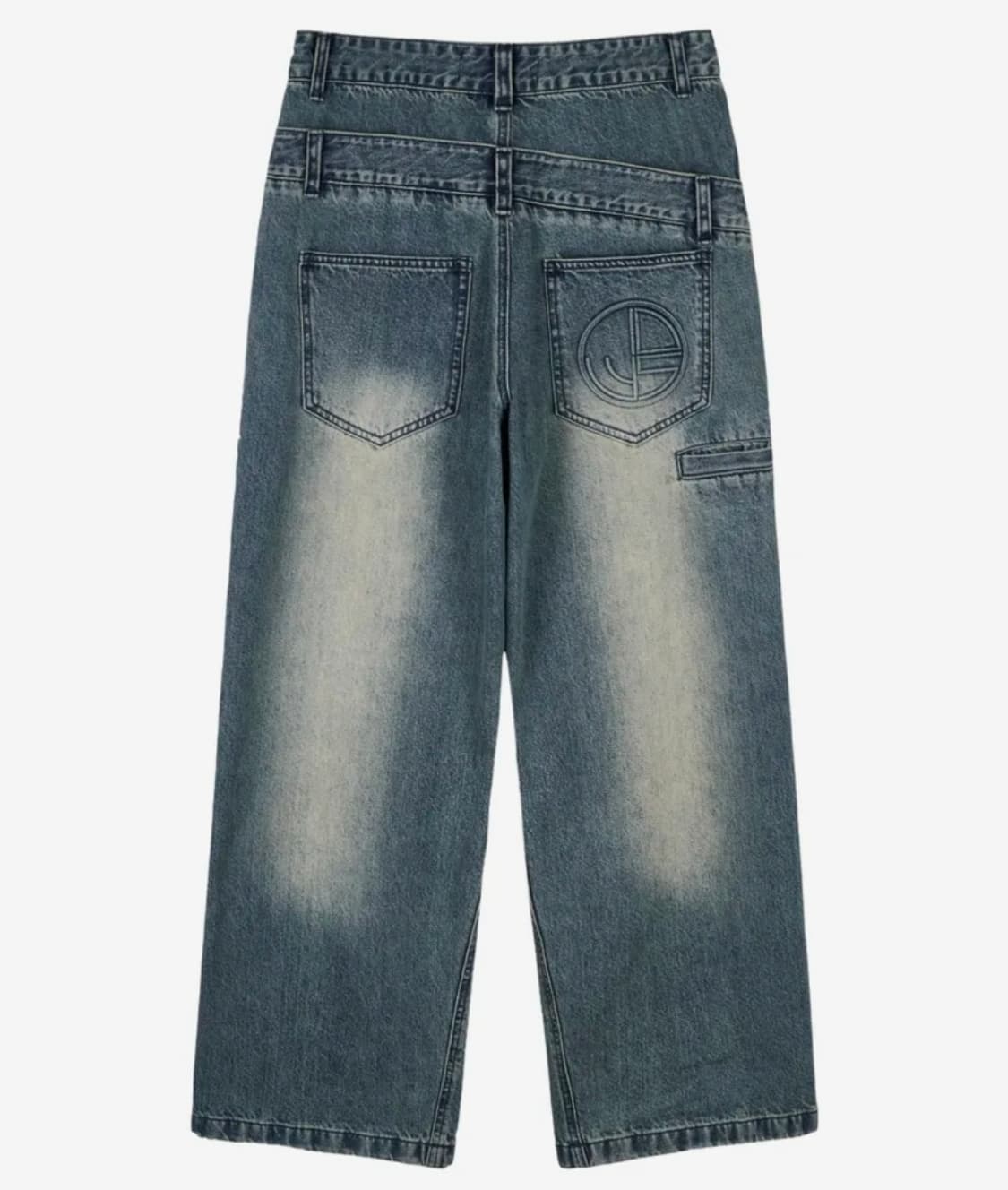 아이돈워너셀 새깅데님팬츠 상품이미지2