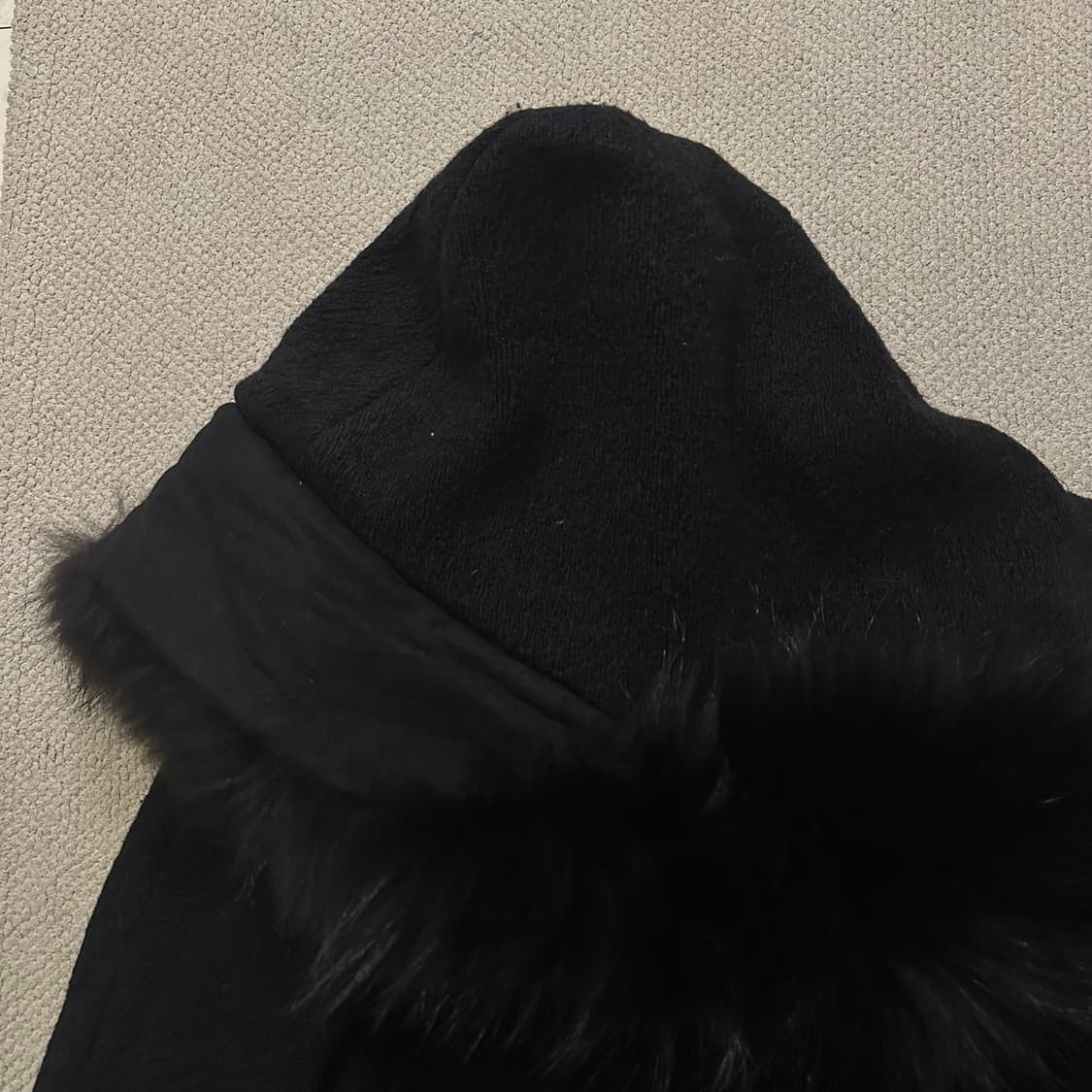 시스템 SYSTEM 라쿤 퍼 트리밍 울 자켓 상품이미지8