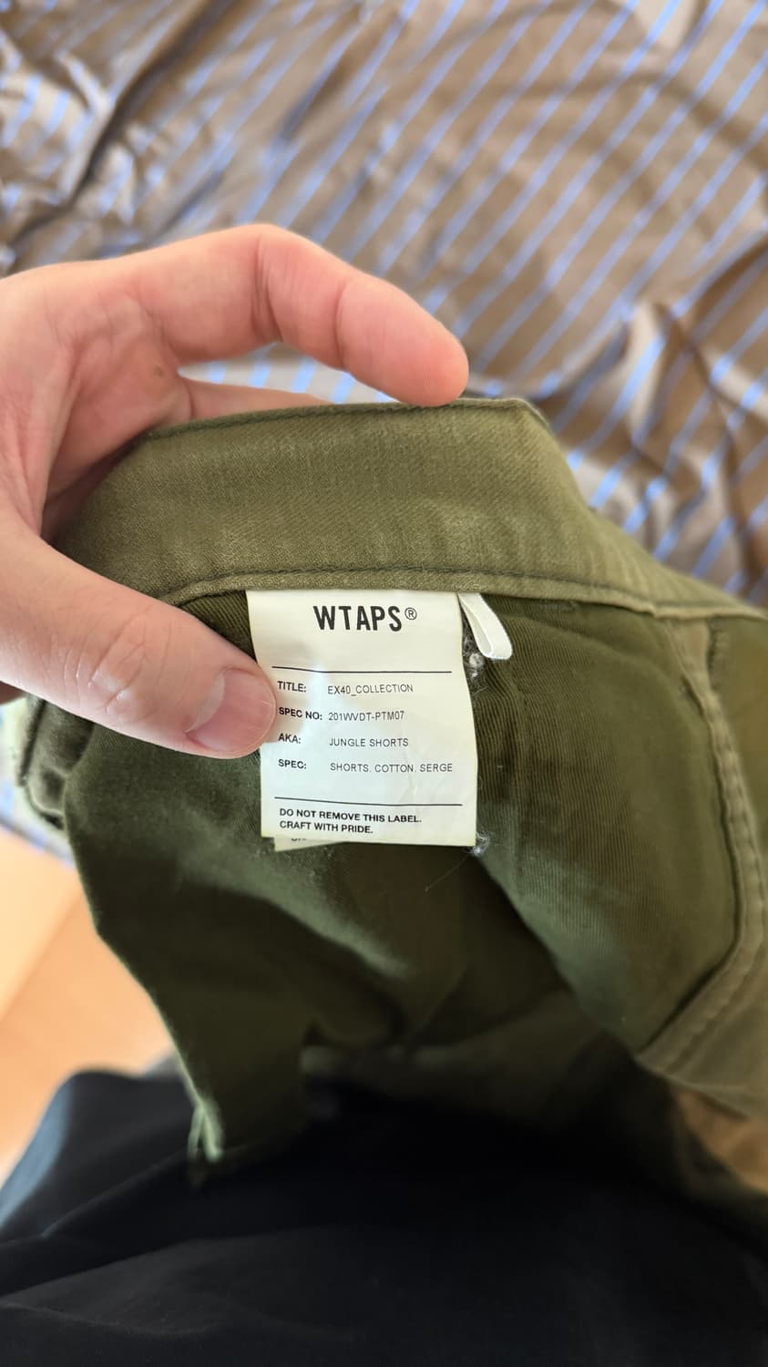 급처 wtaps 더블탭스 20ss jungle shorts 정글 쇼츠 L 상품이미지3