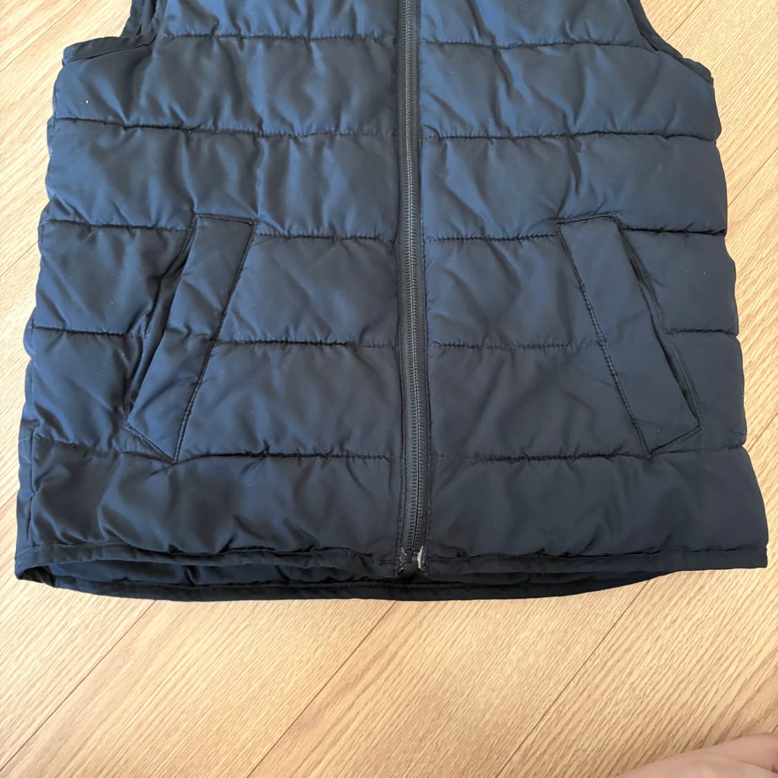 뉴발란스 키즈 패딩 조끼 120 블랙 상품이미지2