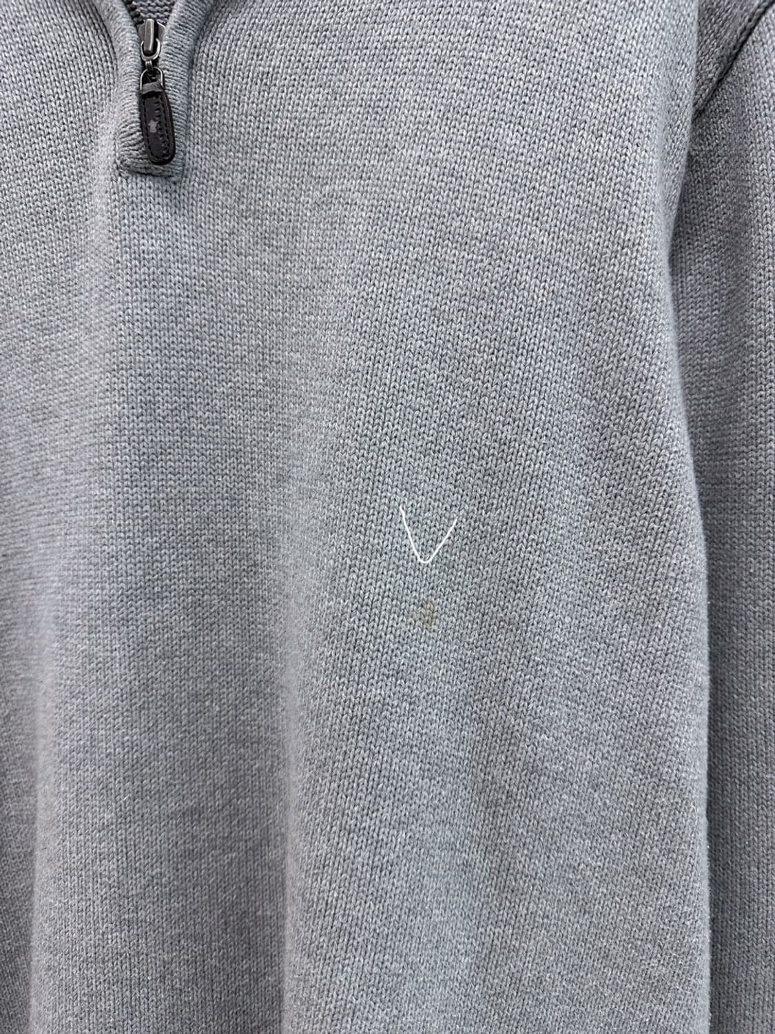 엘엘빈 반집업 니트 그레이 (XL~2XL) 상품이미지4