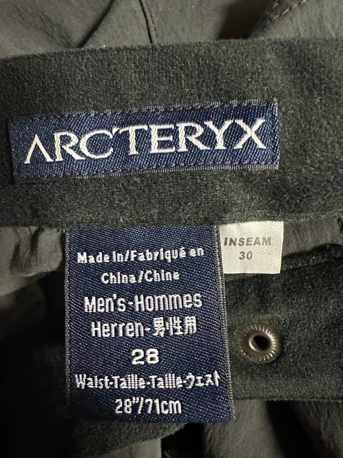 아크테릭스 펠리세이드 팬츠 다크그레이 28 상품이미지3