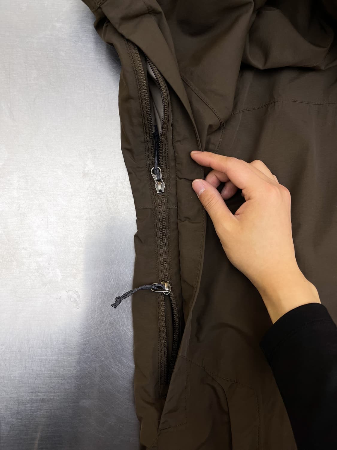 노스페이스 하이벤트 브라운 아웃도어 자켓 상품이미지7