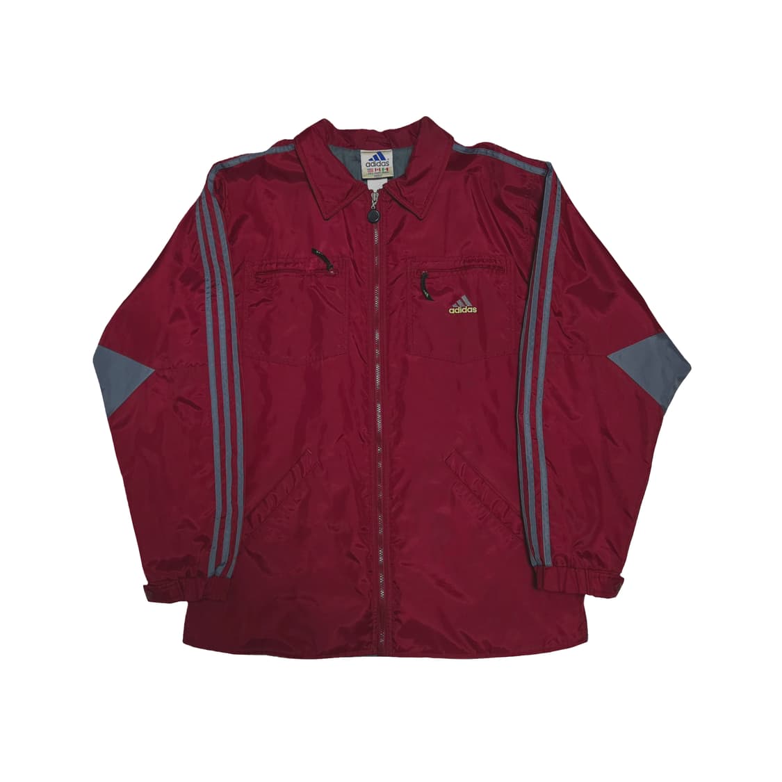 90s 아디다스 삼선 올드스쿨 레드 점퍼 상품이미지1