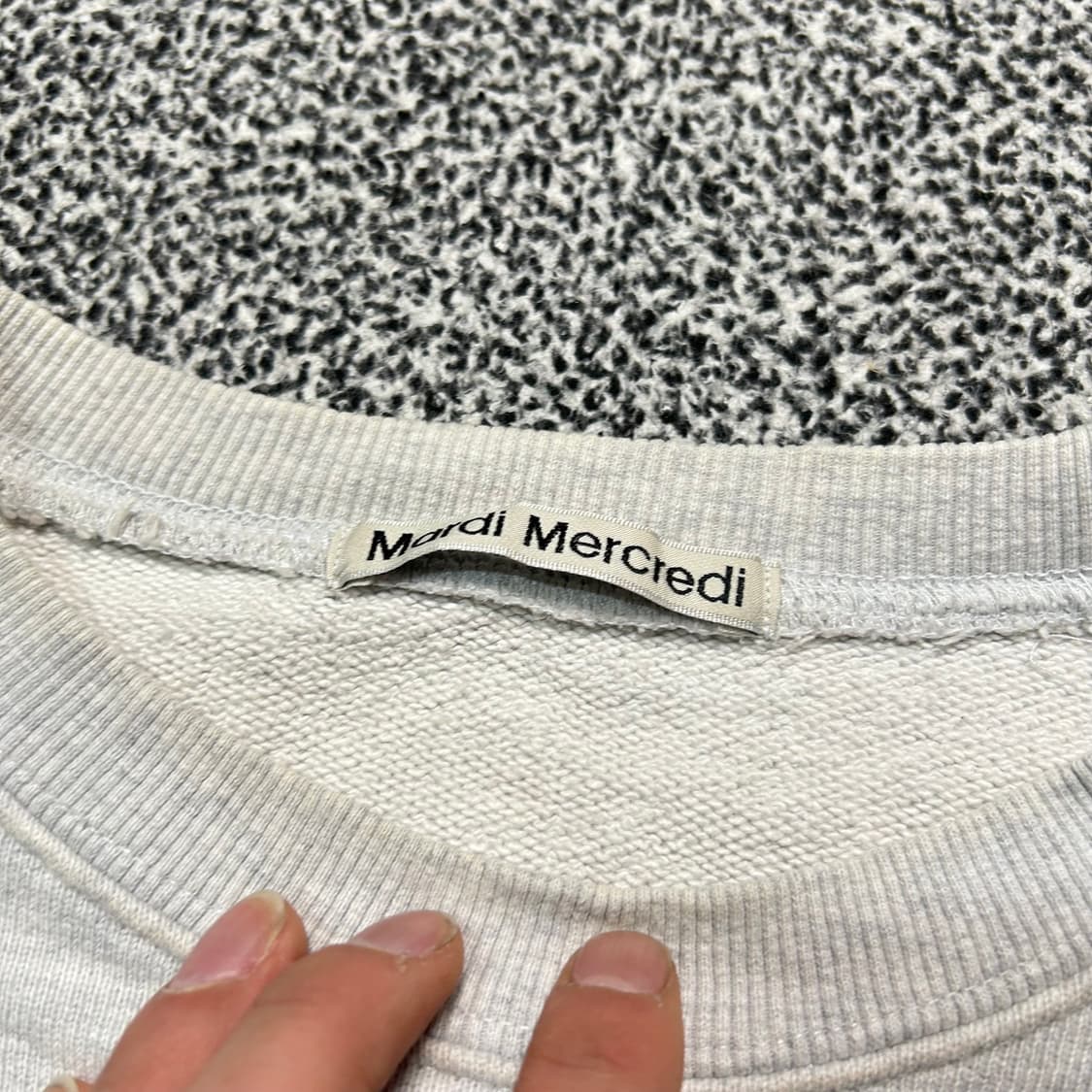 마르디 메크르디 플라워 맨투맨 상품이미지4