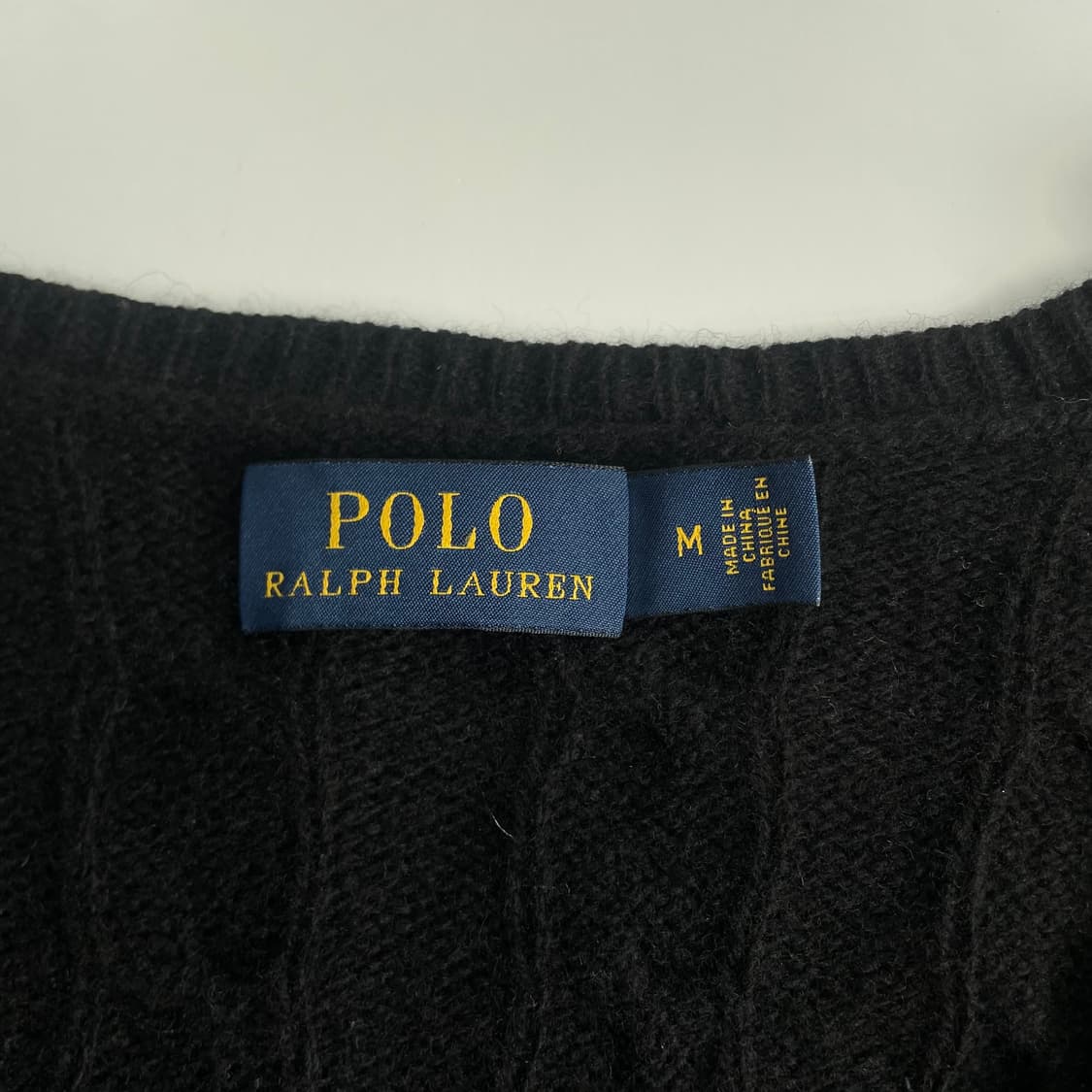 Polo  폴로 랄프로렌 자수 캐시미어 울 꽈배기 니트 상품이미지3