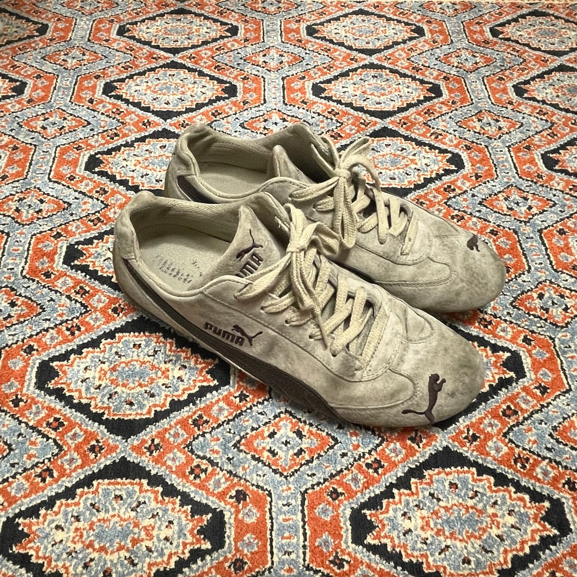 푸마 스피드캣 베이지 브라운 스웨이드 스니커즈 EU44 상품이미지2