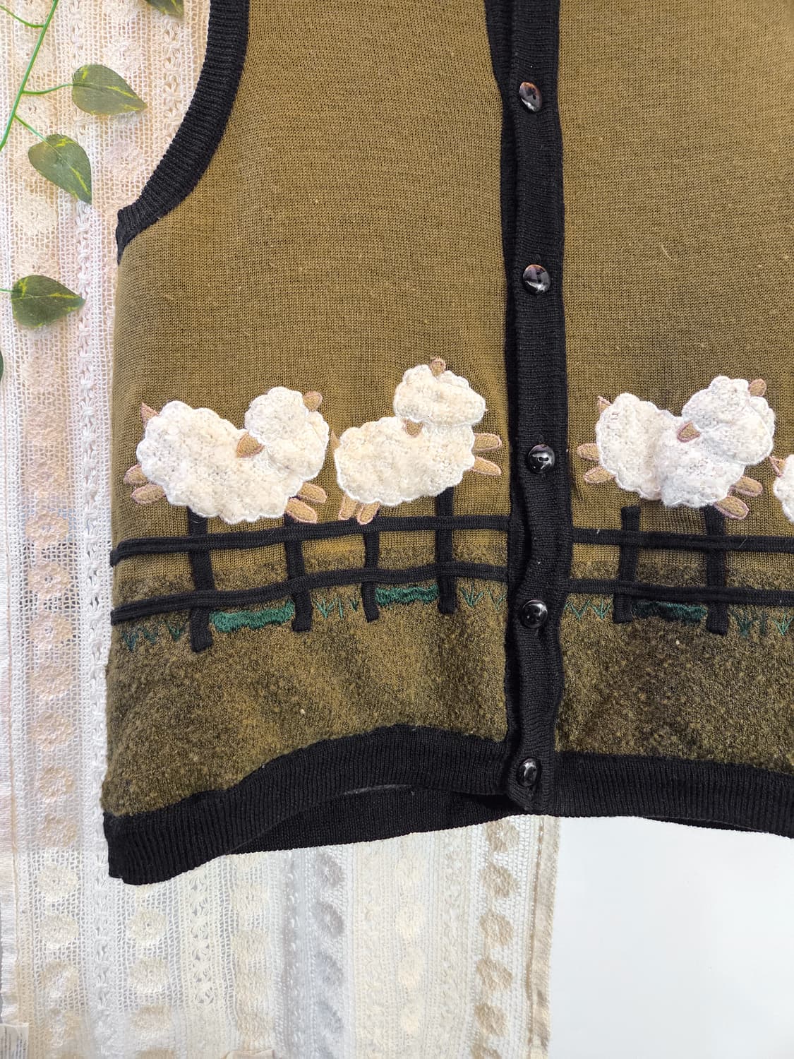 양떼목장 니트 조끼 [리버시블] 상품이미지3