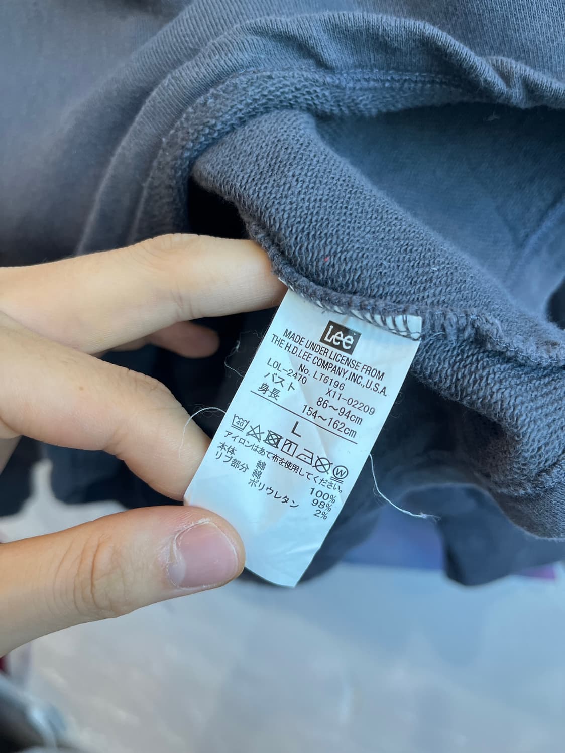 Lee 오버사이즈 맨투맨 스웻셔츠  상품이미지4