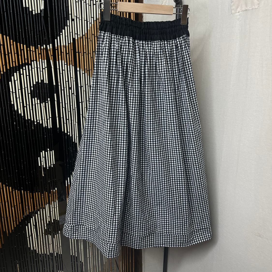 check banding skirt 상품이미지1