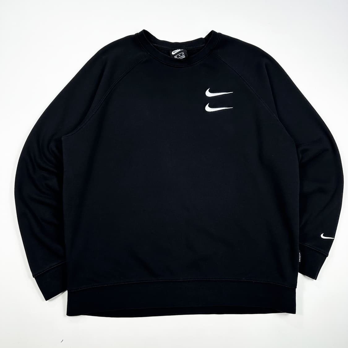 나이키 더블스우시 블랙 백로고 맨투맨 (XXL) 상품이미지2