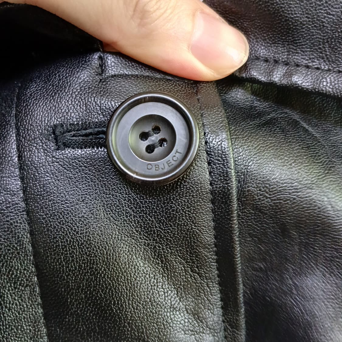 object 오브젝트 가죽 레더 라이더 자켓 상태좋음 상품이미지2