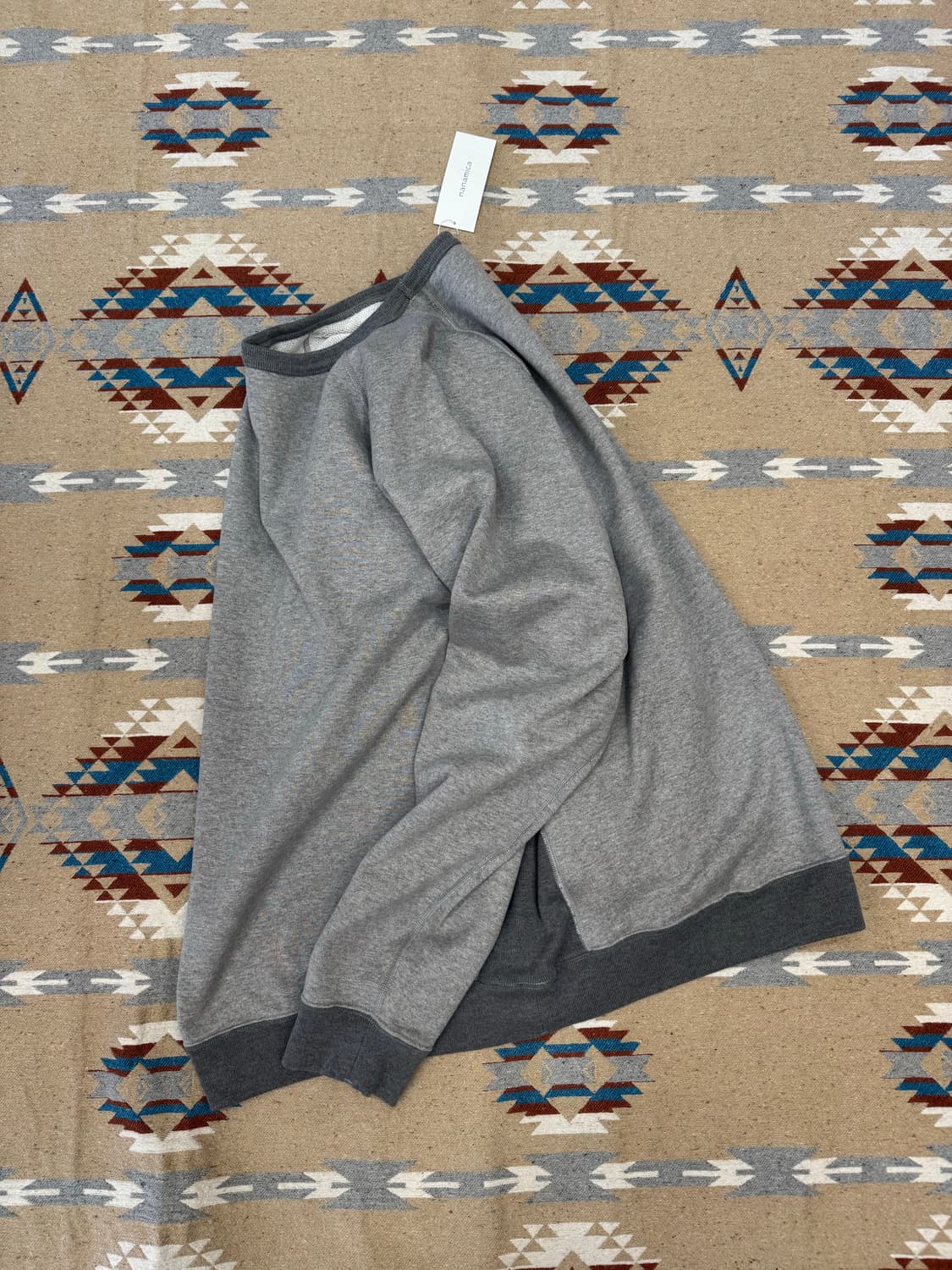 [XL] 나나미카 크루넥 스웻 셔츠 그레이   상품이미지6