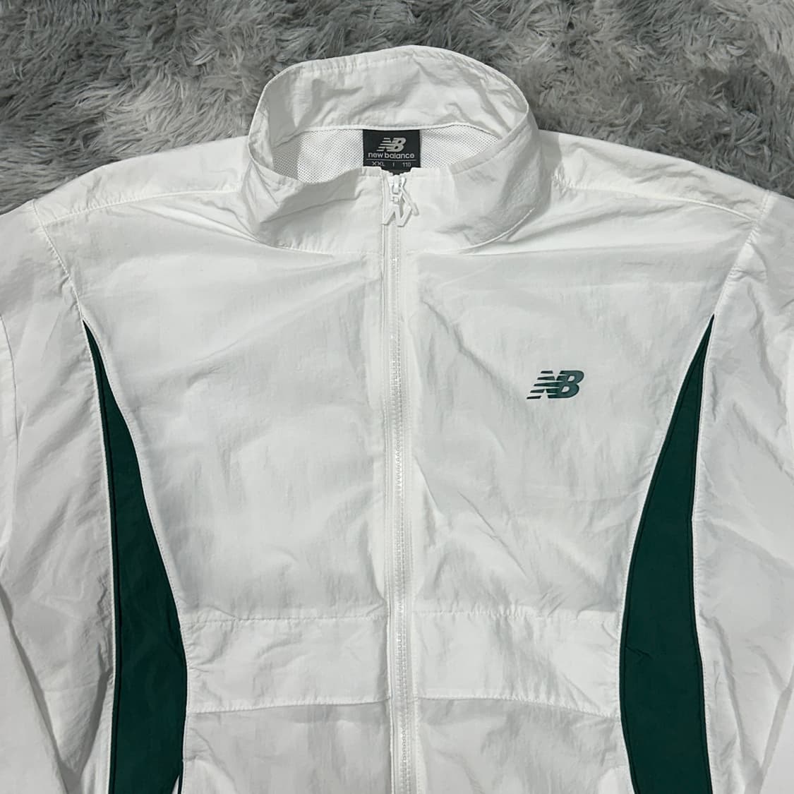 뉴발란스 우븐 화이트 트랙자켓 XXL 상품이미지2