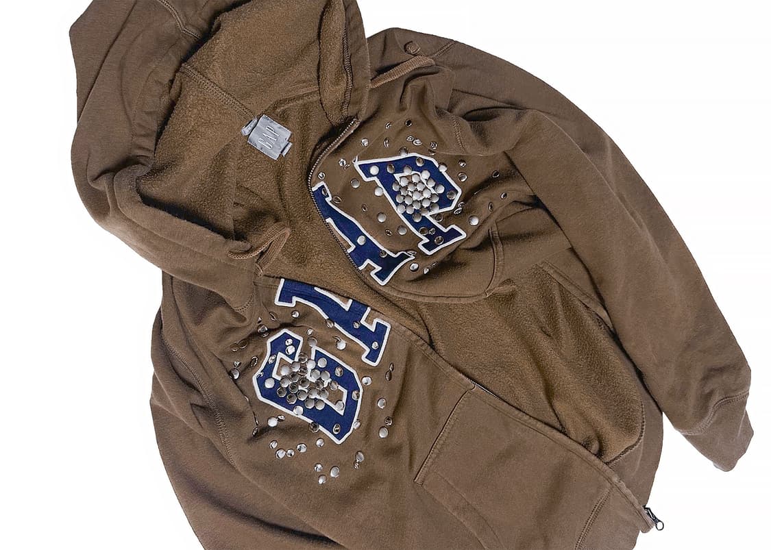 갭(GAP) 리벳 후드집업 상품이미지2