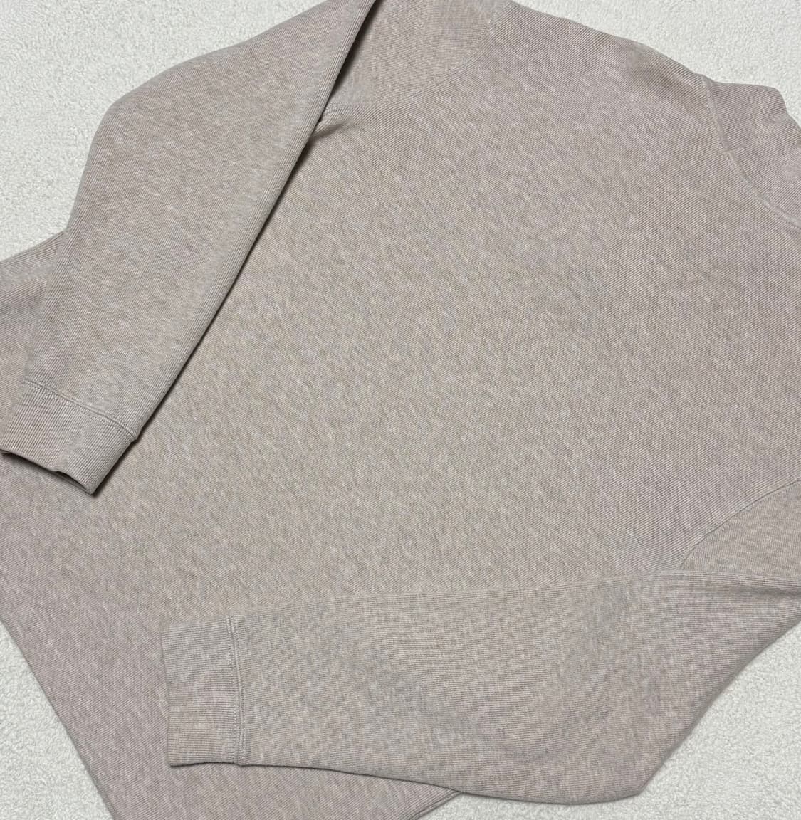 폴로 랄프로렌 베이지 버건디 로고 반집업 상품이미지7