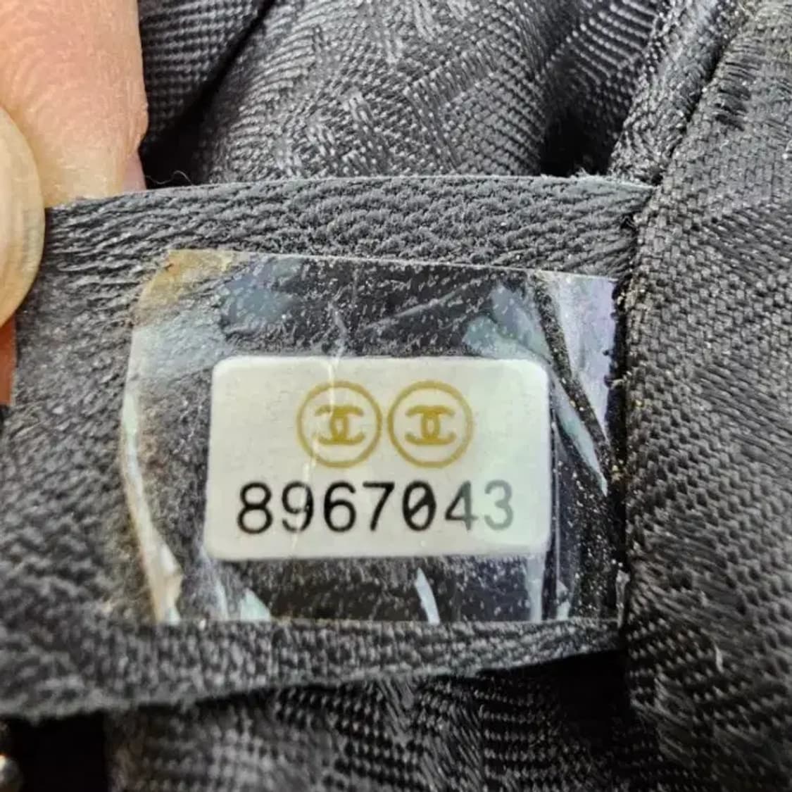 정품 샤넬 캐비어 정방 볼링 토트백 상품이미지6