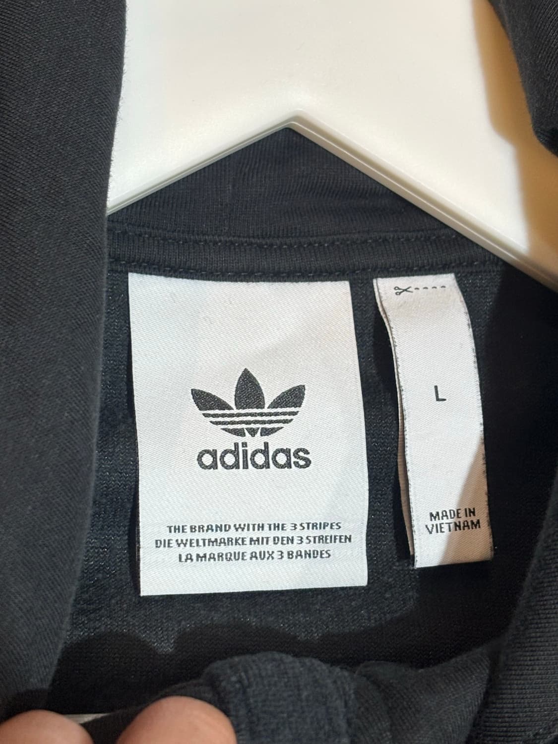 아디다스 벨벳 코지 하프집업 후드티 L사이즈 상품이미지5