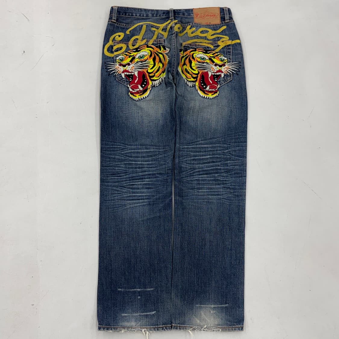 에드하디 호랑이자수 워싱 오리엔탈 데님팬츠 상품이미지3