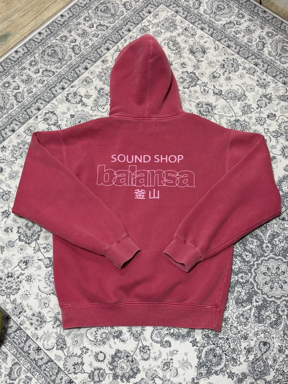 발란사 사운드샵 피그먼트 후드티 M 상품이미지1