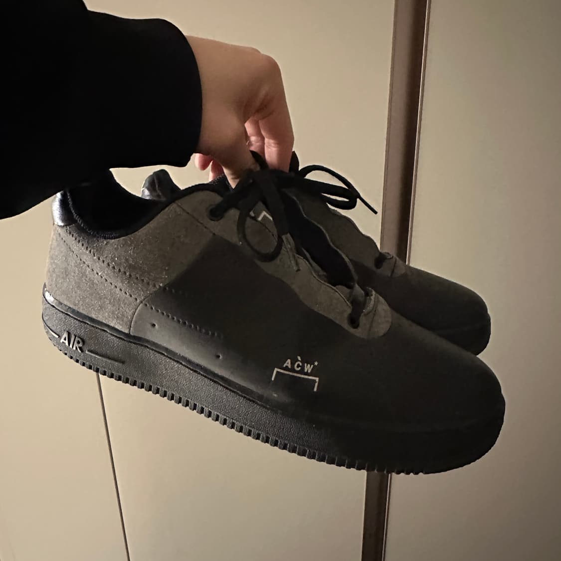 어콜드월 나이키 에어포스 air force 1 블랙 275mm 상품이미지1