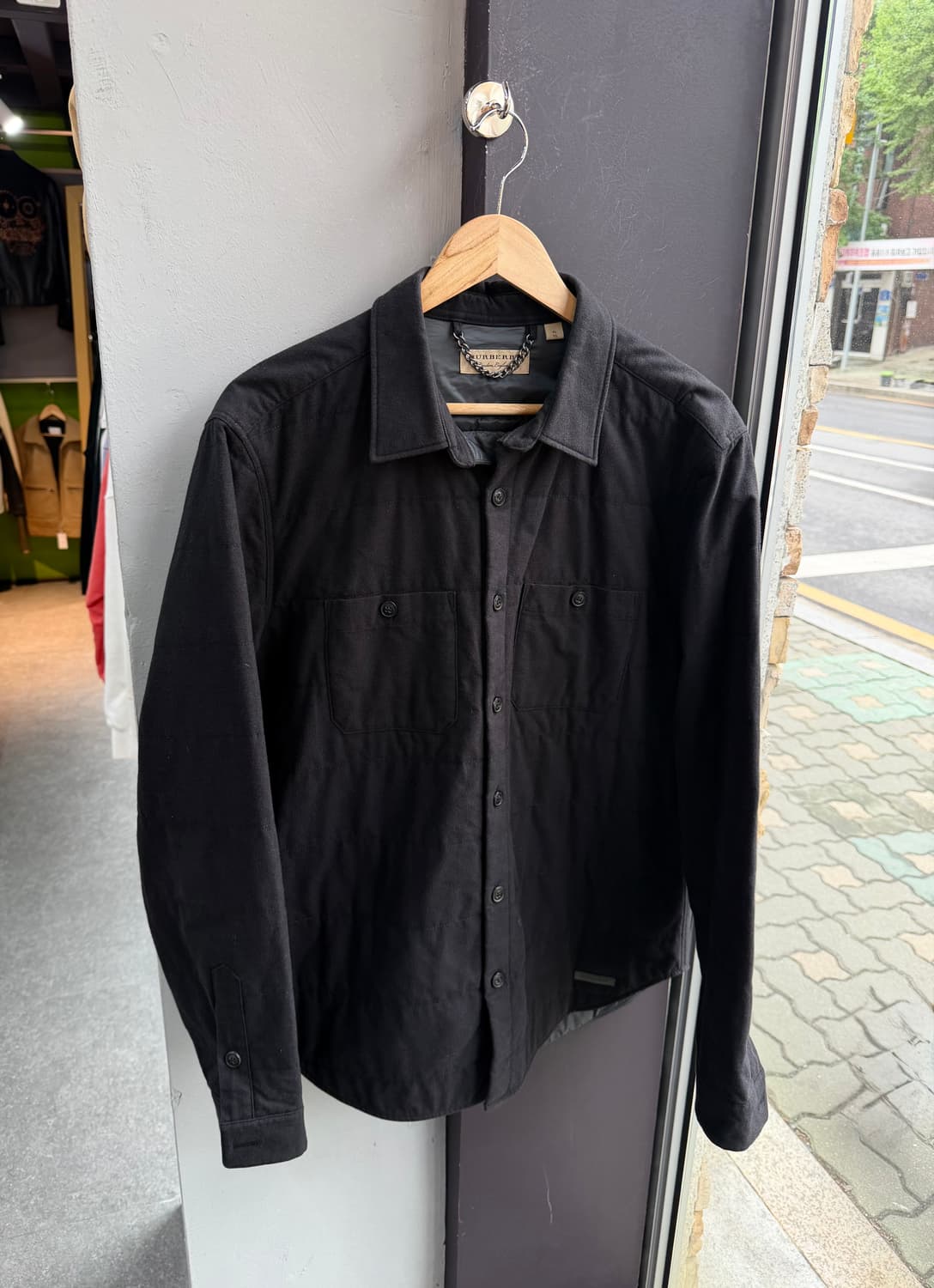 .XL/ 버버리 신형 투포켓 셔츠 패딩자켓 상품이미지2