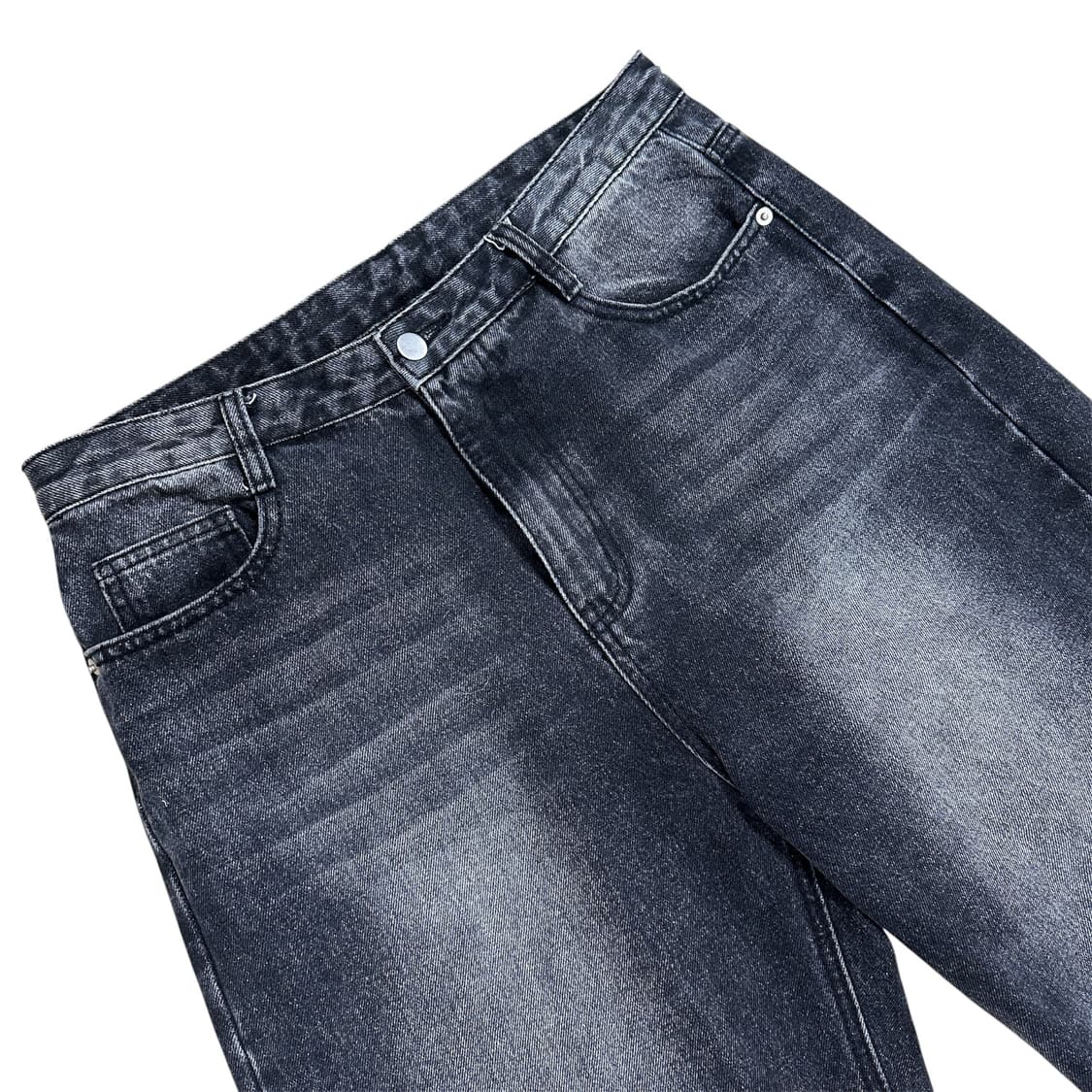 [Vintage] 빈티지 워싱 데님 팬츠 블랙 상품이미지3