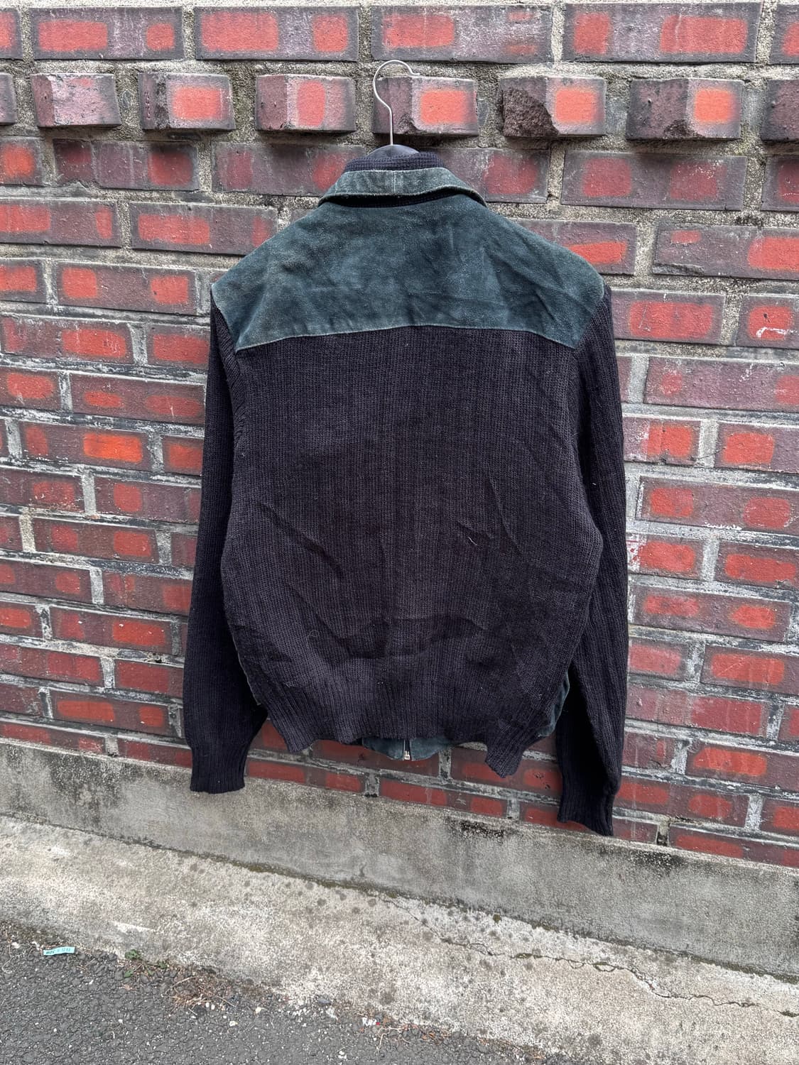 Van Corf 스웨이드 니트 집업  상품이미지8