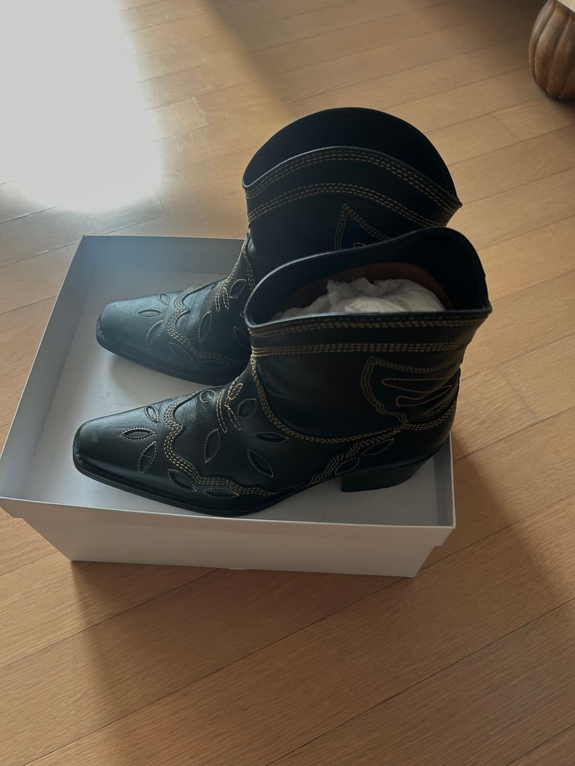 *GANNI* GANNI MIDHEEL ANKLE BOOTS 웨스턴부츠 상품이미지2