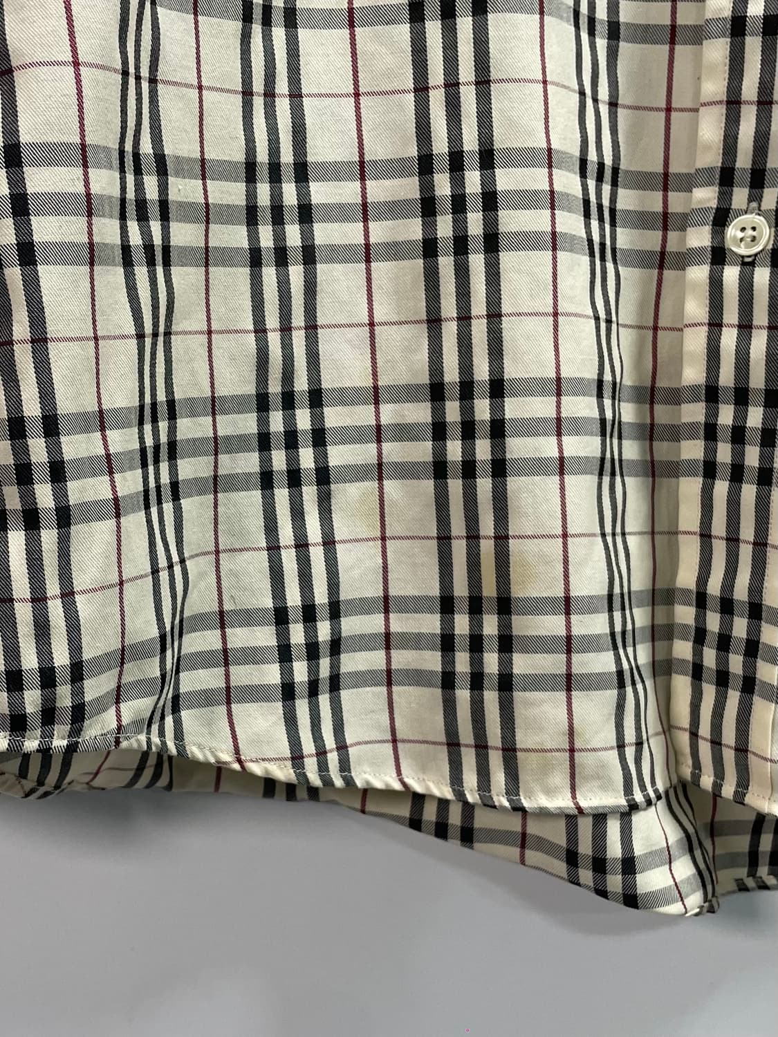 버버리 노바체크 긴팔 셔츠 (on.556)   상품이미지5