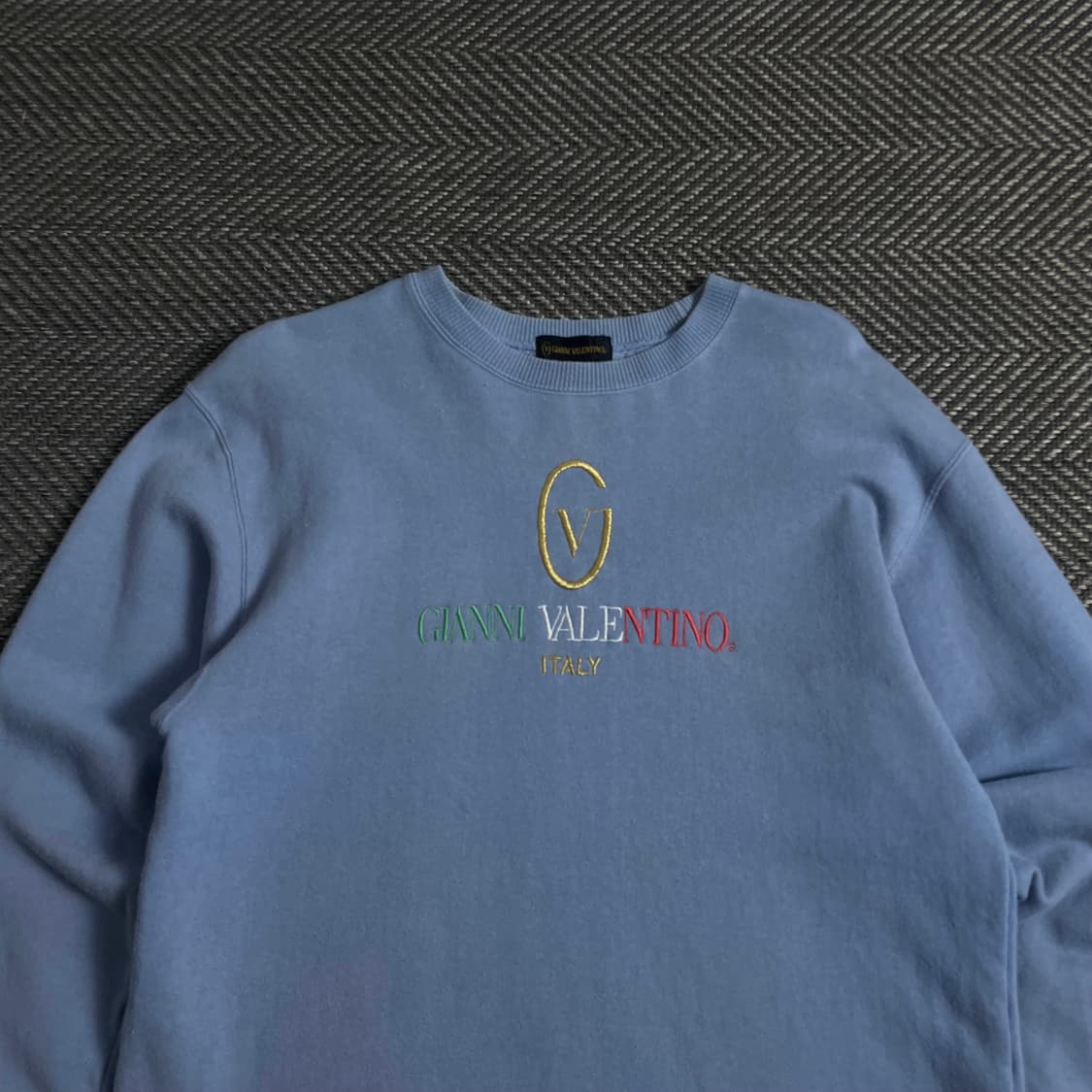 90s 지아니 발렌티노 빅로고 아카이브 맨투맨o 3832 상품이미지4