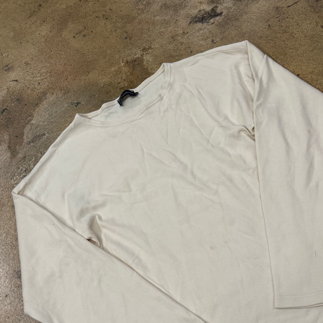 [정품/3] 아머럭스 아이보리색 긴팔 티셔츠 b19 상품이미지1