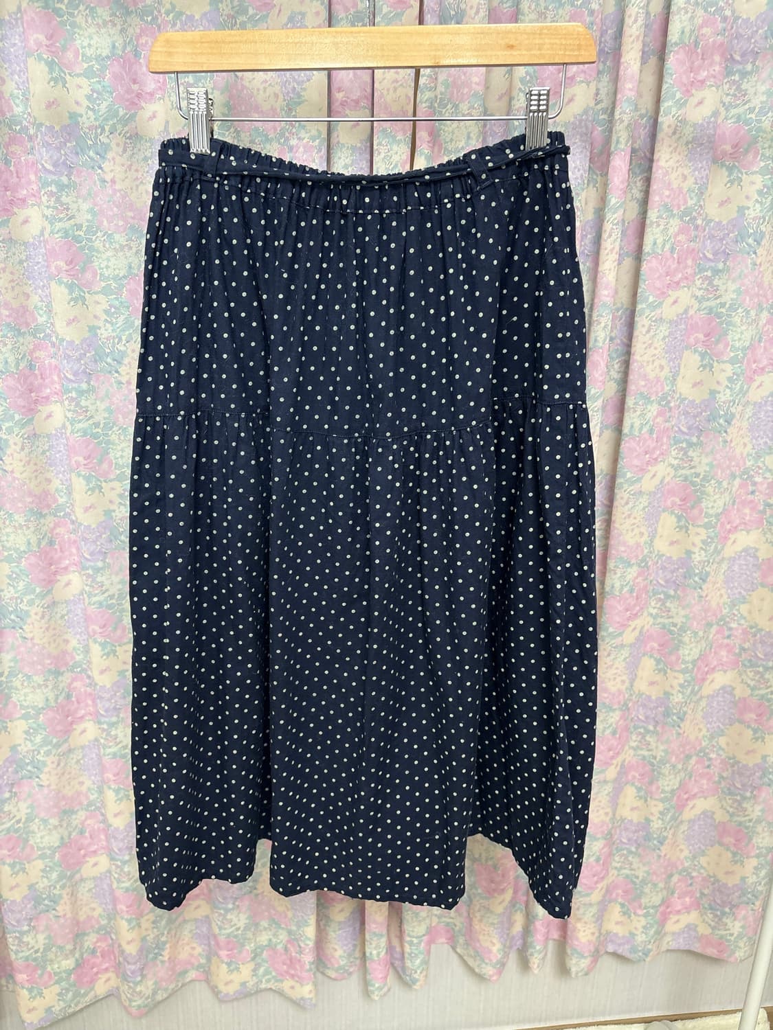 네이비 도트 스커트 상품이미지9