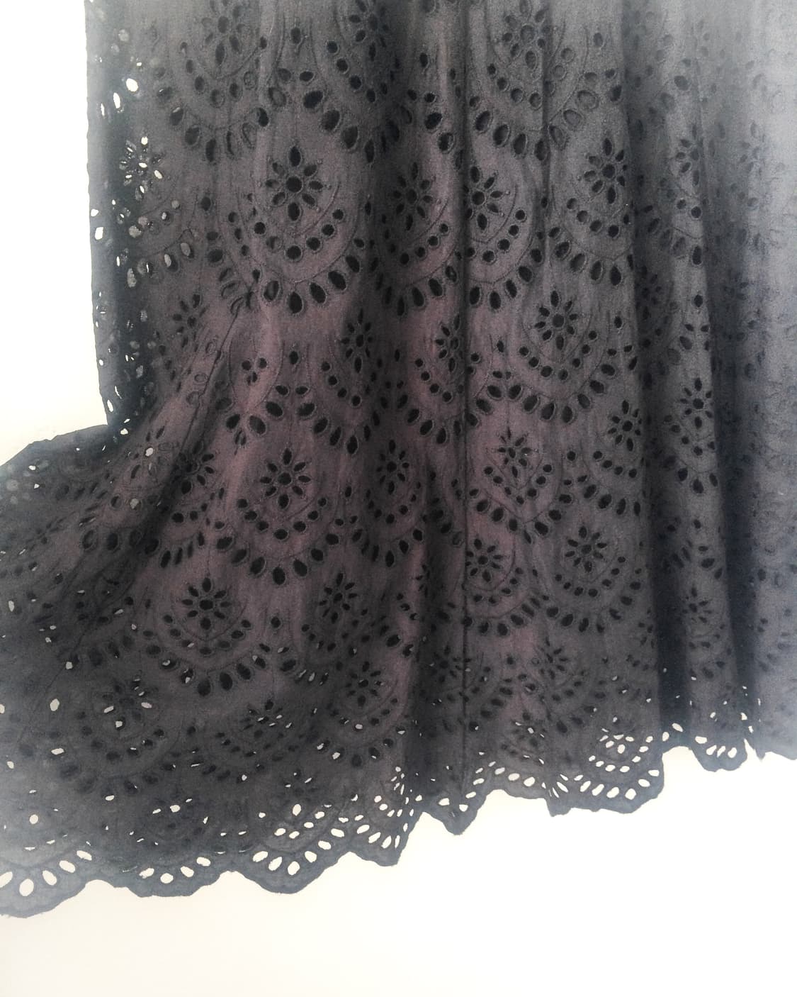 Punching pattern long skirt 상품이미지4