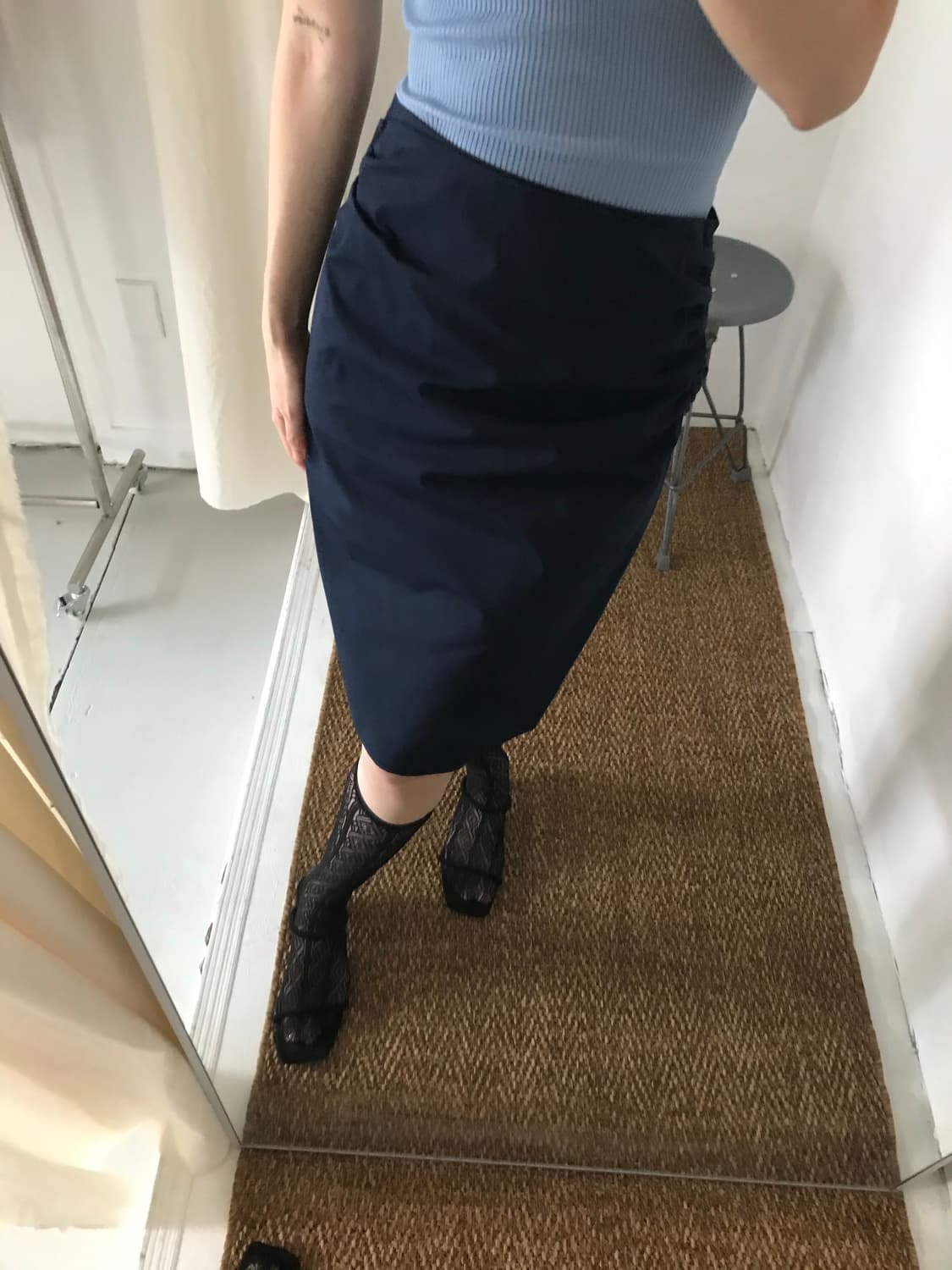 drape cotton skirt 상품이미지1