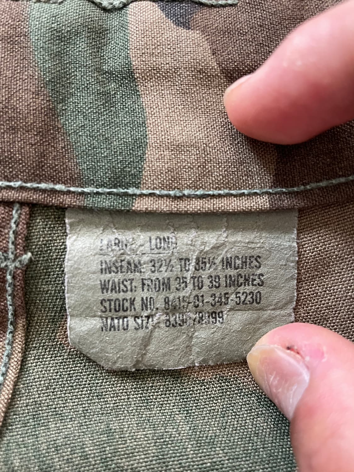 us army 오리지널 에어크루 카모 카고 팬츠 상품이미지2