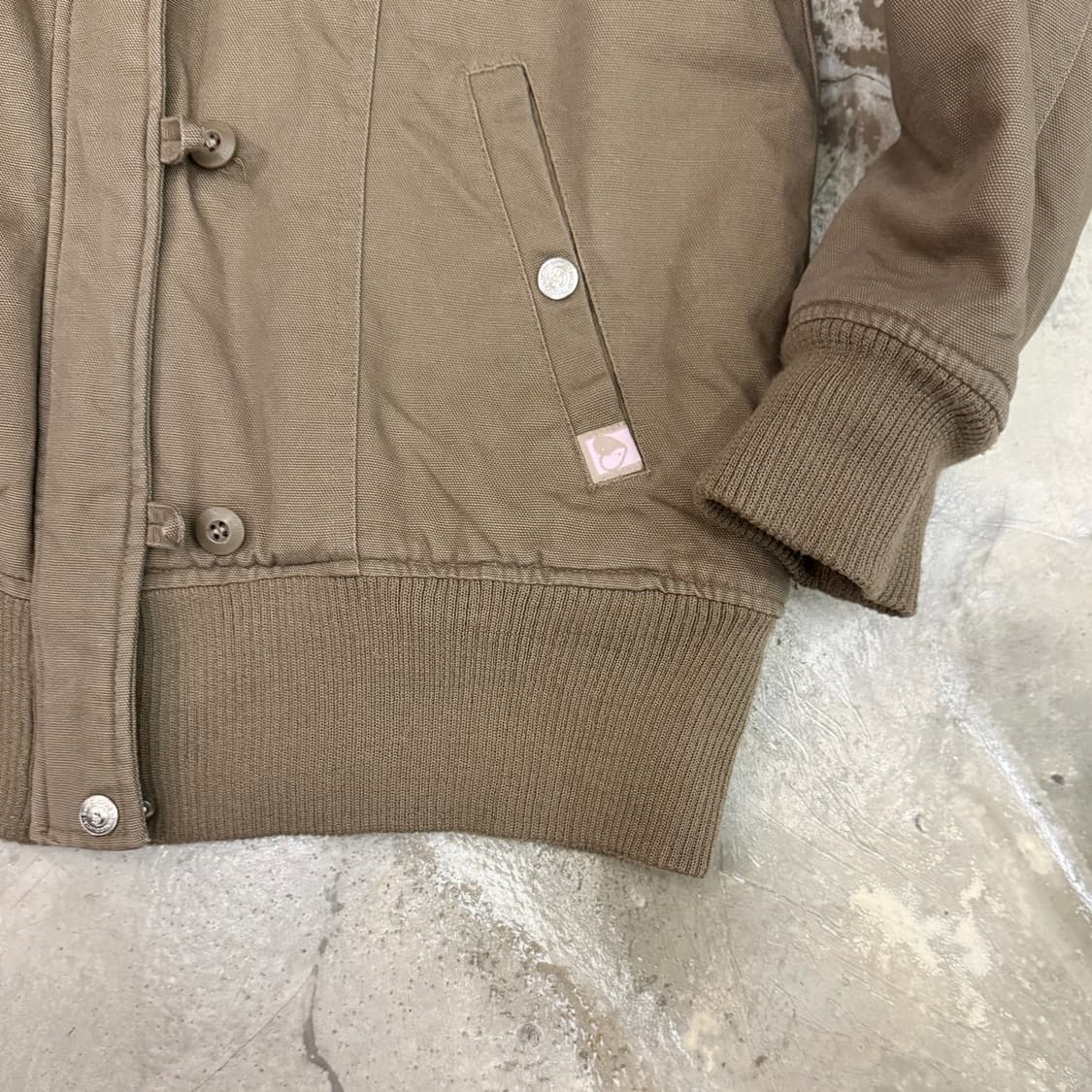 T&C Surf Design 패디드 퍼 봄버 자켓 베이지 상품이미지6