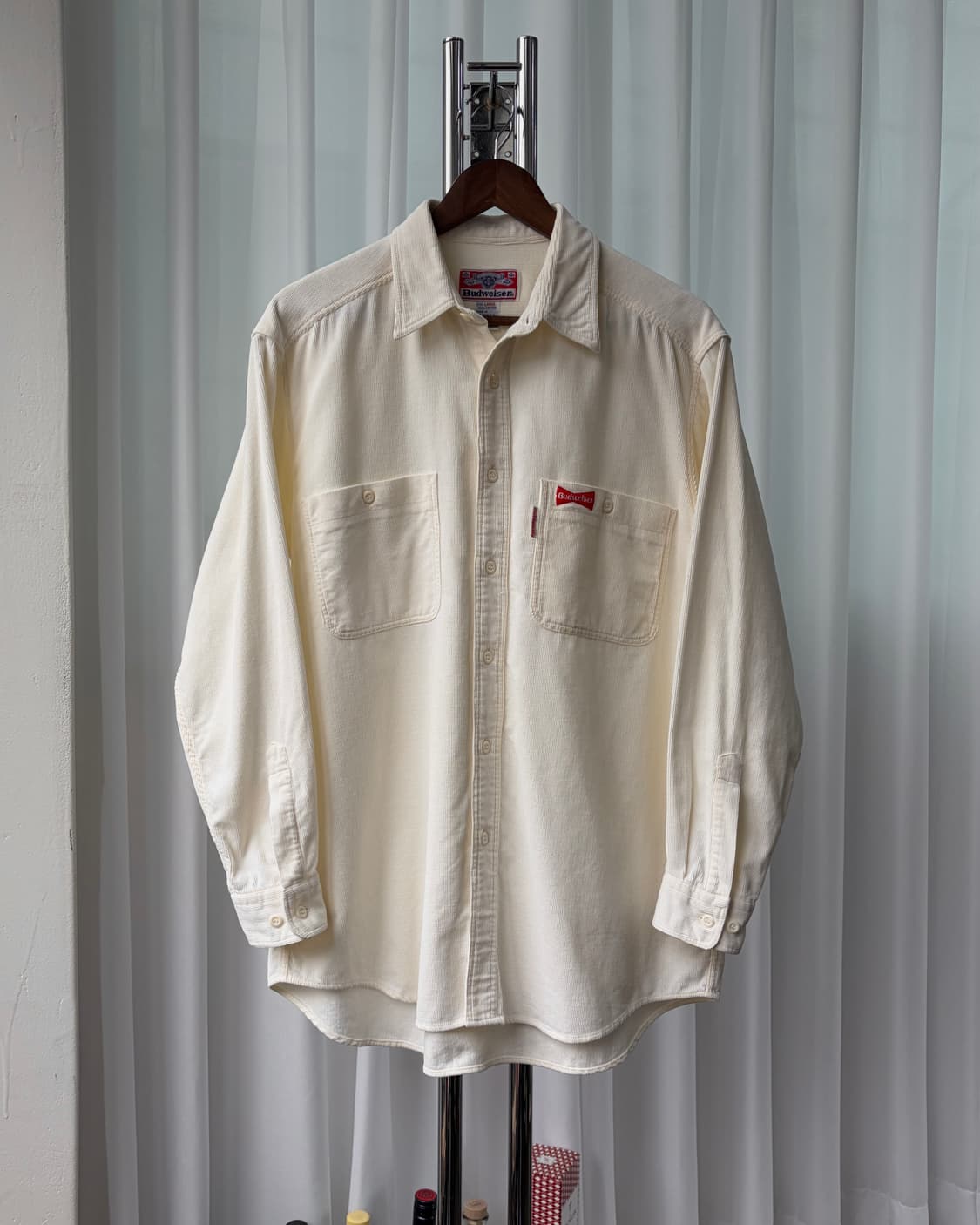 [L-XL]버드와이즈 budweiser 코듀로이 워크 셔츠 상품이미지4
