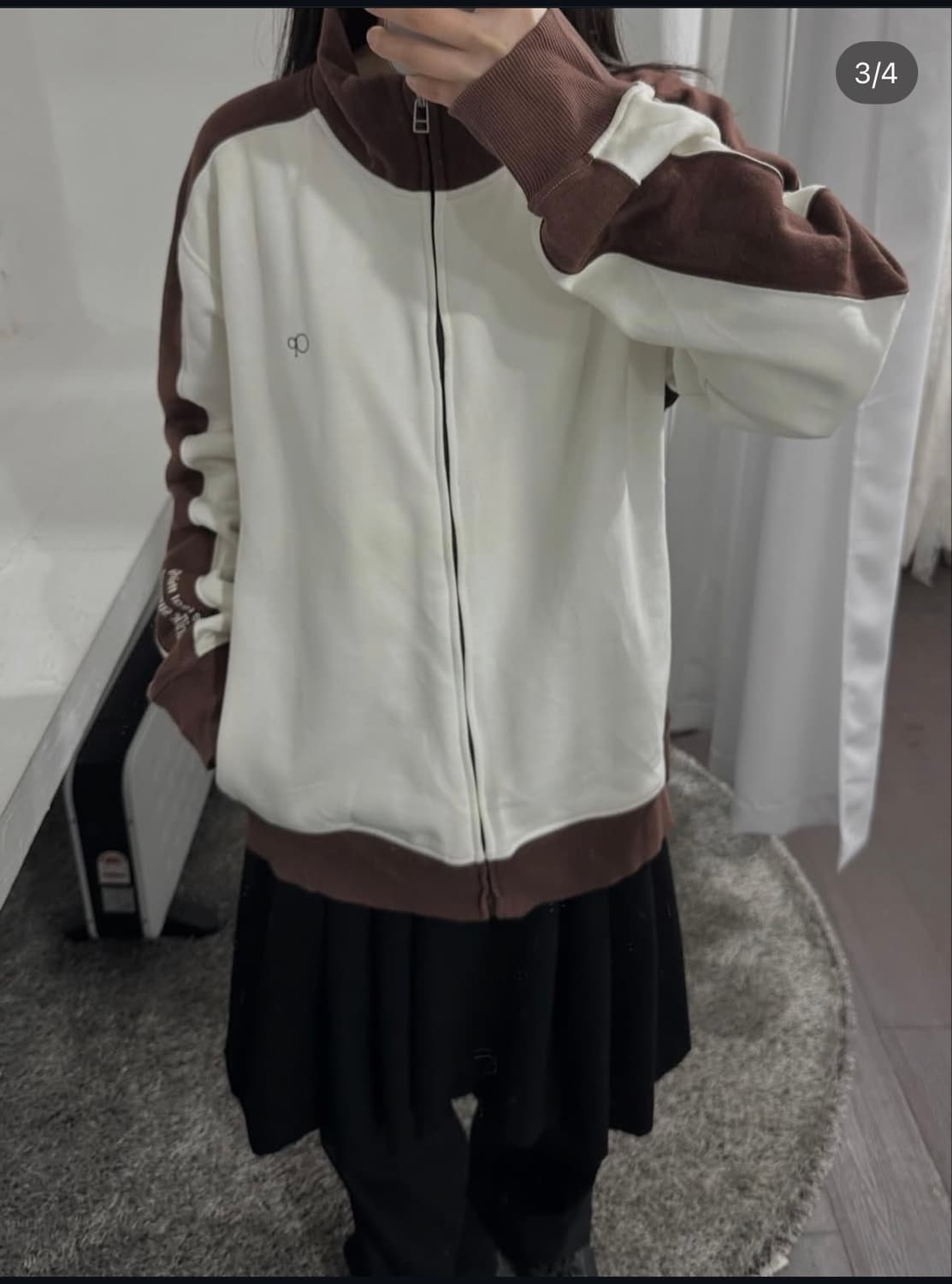 ocean pacific white&brown jersey 상품이미지2