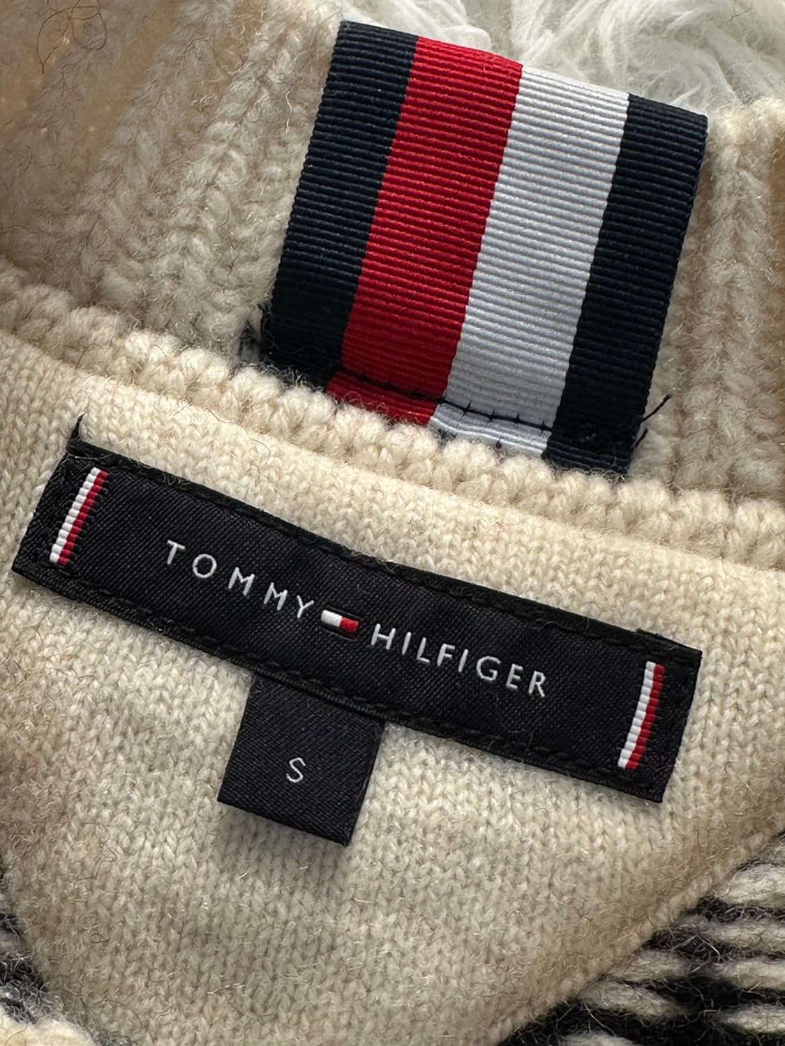 타미 힐피거 페어 아일 패턴 스웨터 S 상품이미지5