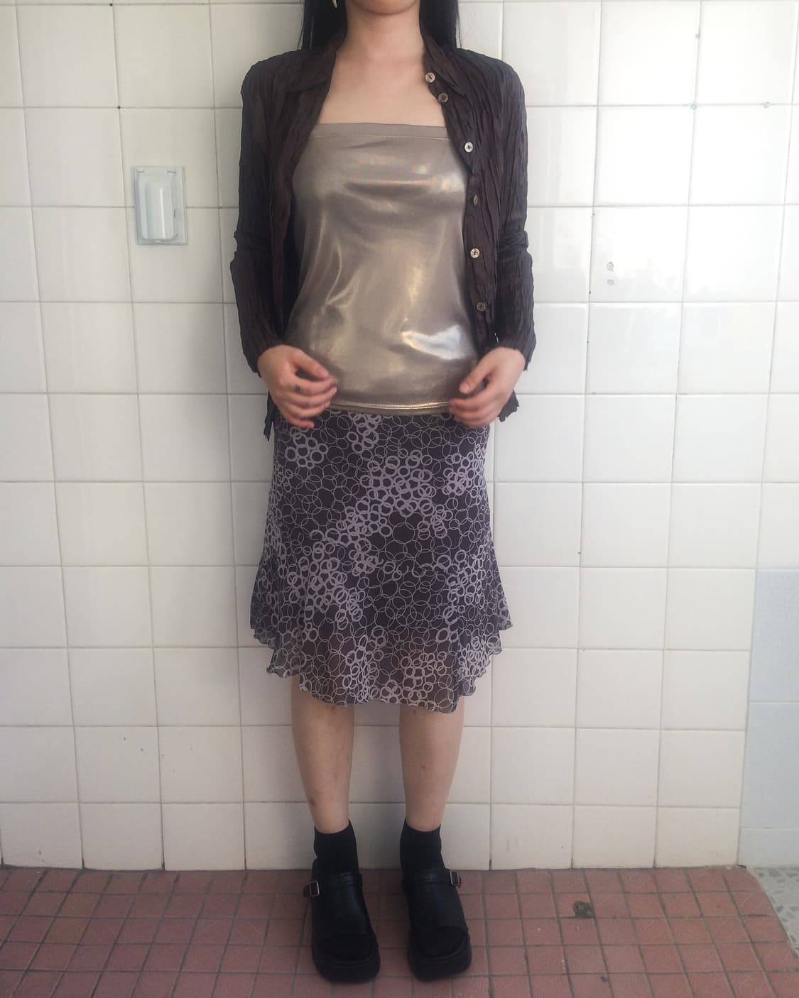 Glossy sleeveless 상품이미지4