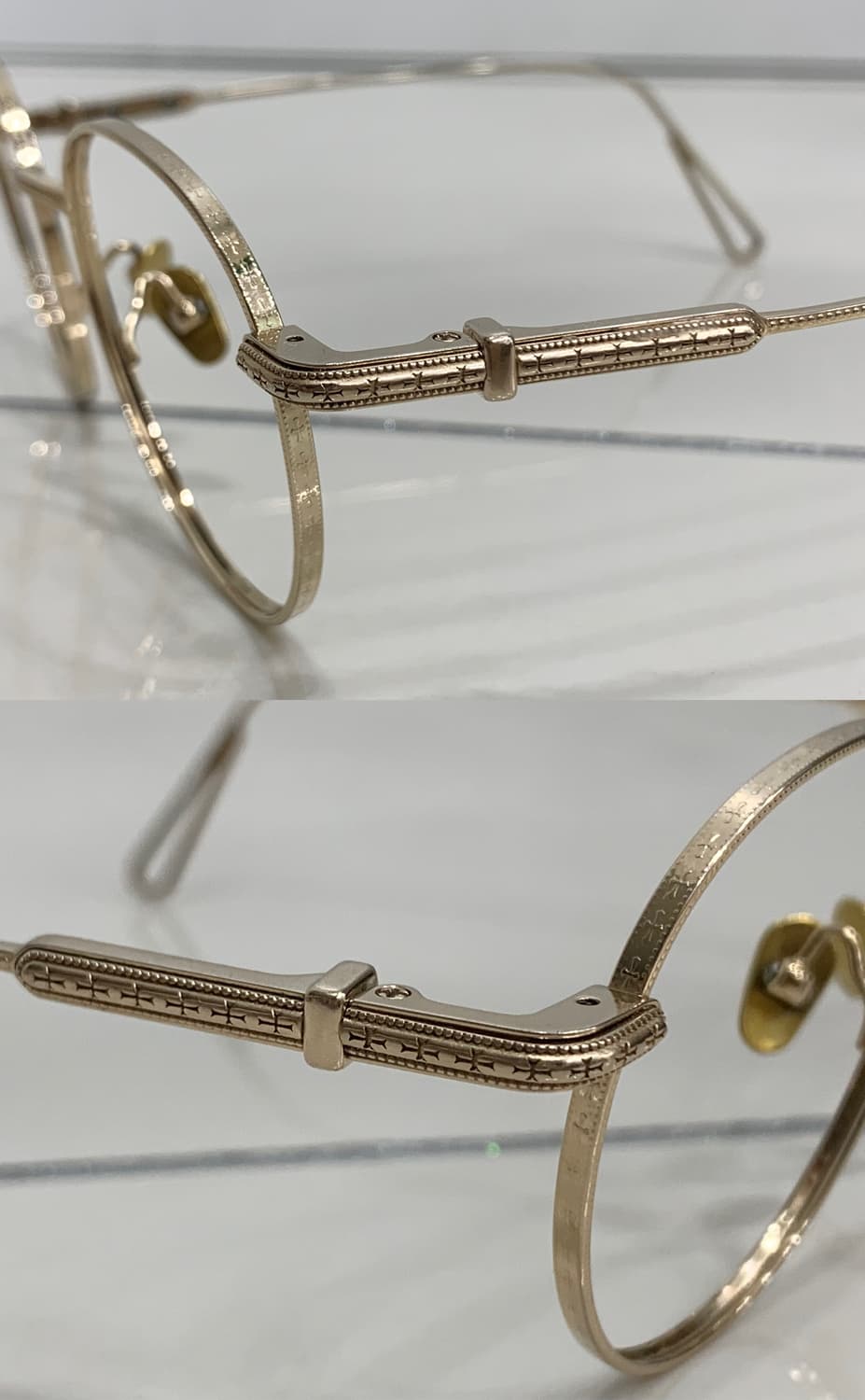 크롬하츠 섹셀 안경 sexcel 유광 골드 상품이미지4