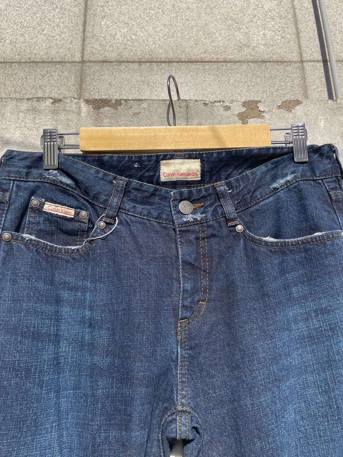 켈빈클라인 딥 인디고 부츠컷 데님팬츠 상품이미지3