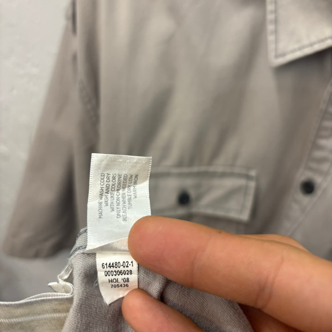 칼하트 그레이 워크 셔츠 XL 상품이미지8